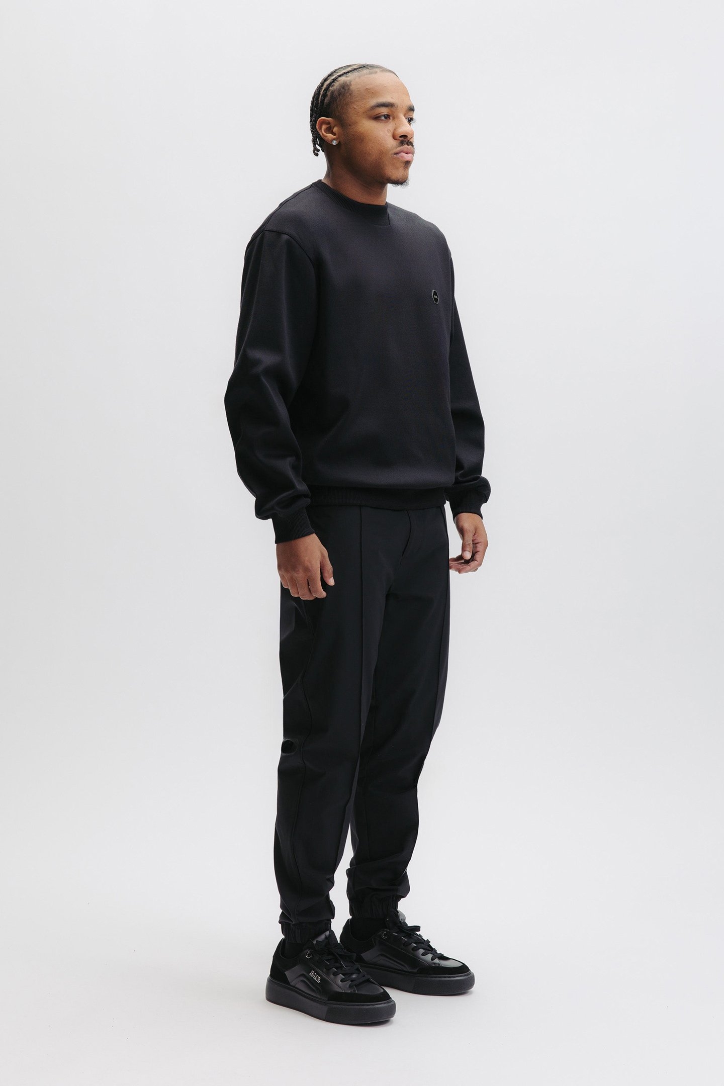 HEX-SERIES CREWNECK JET BLACK 5