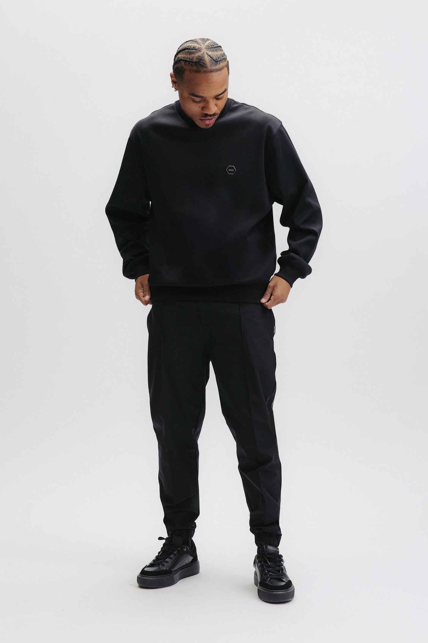 HEX-SERIES CREWNECK JET BLACK 6