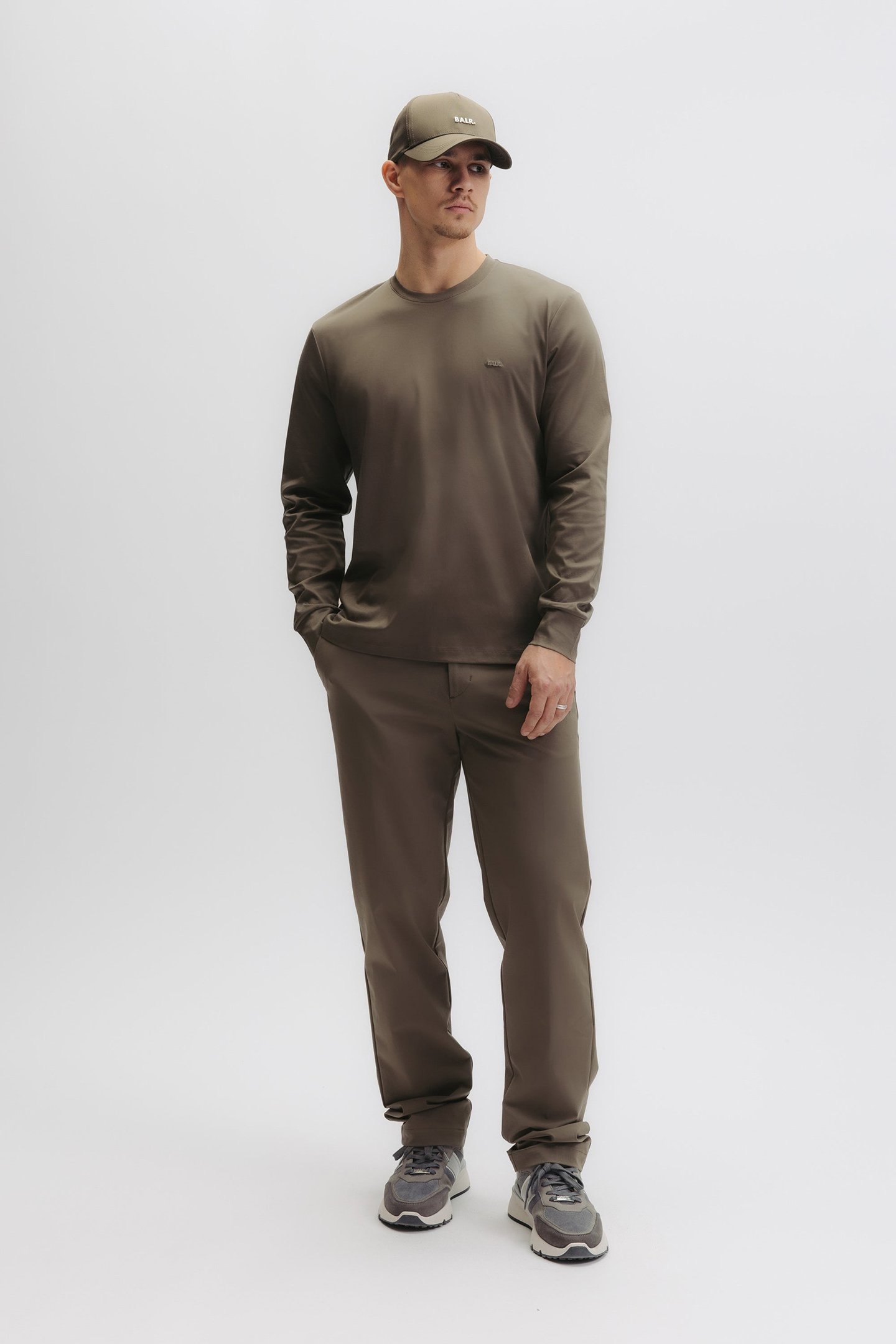 QXI SLIM L/S T-SHIRT TARMAC GREY 6