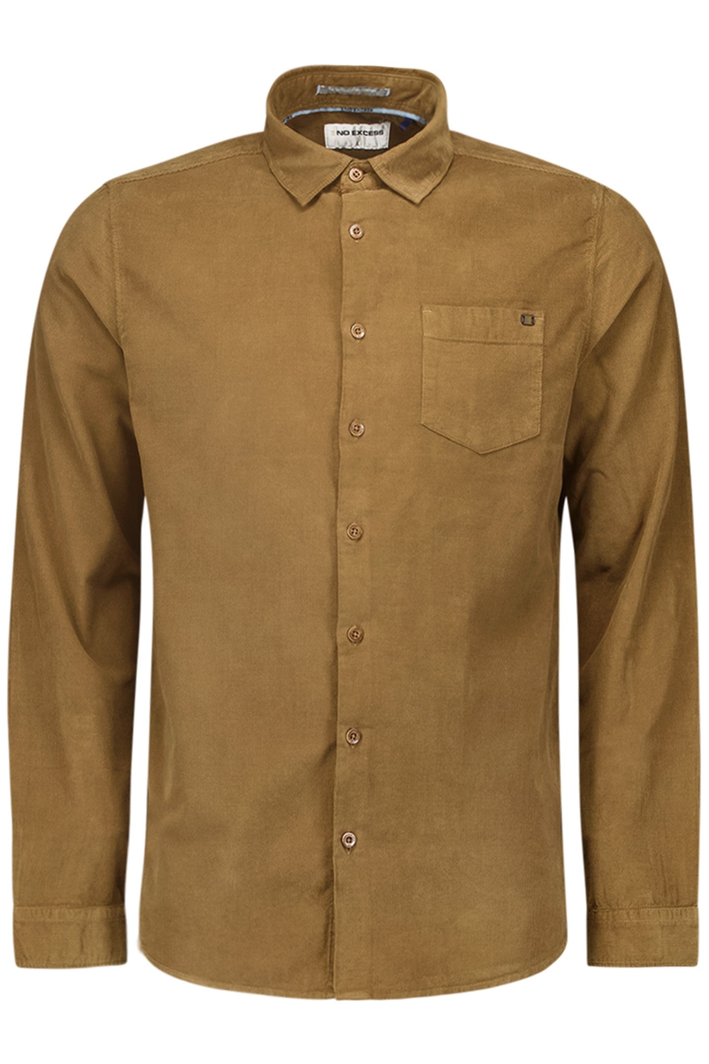 SHIRT CORDUROY SOLID KHAKI 4