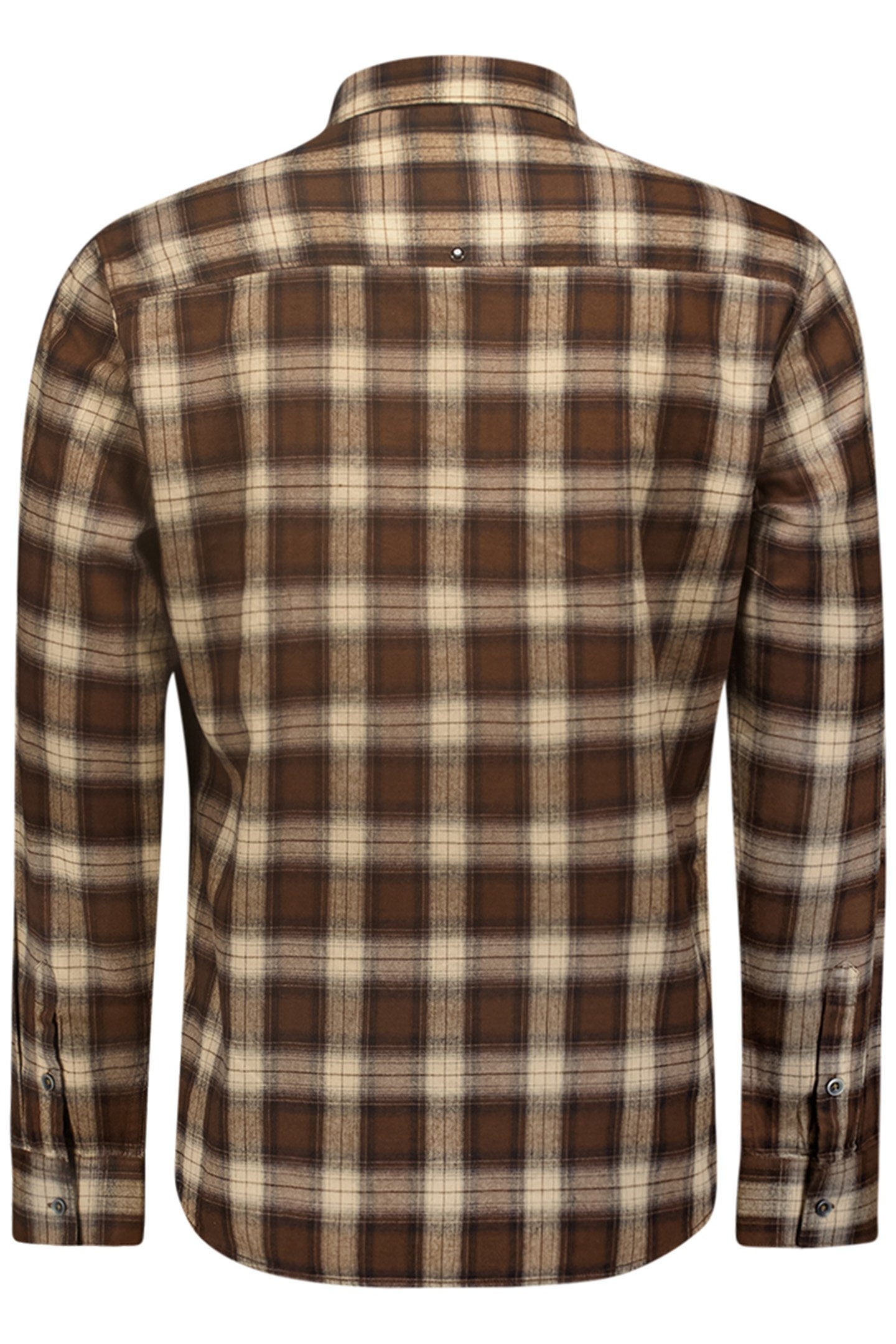 SHIRT CHECK BROWN 2