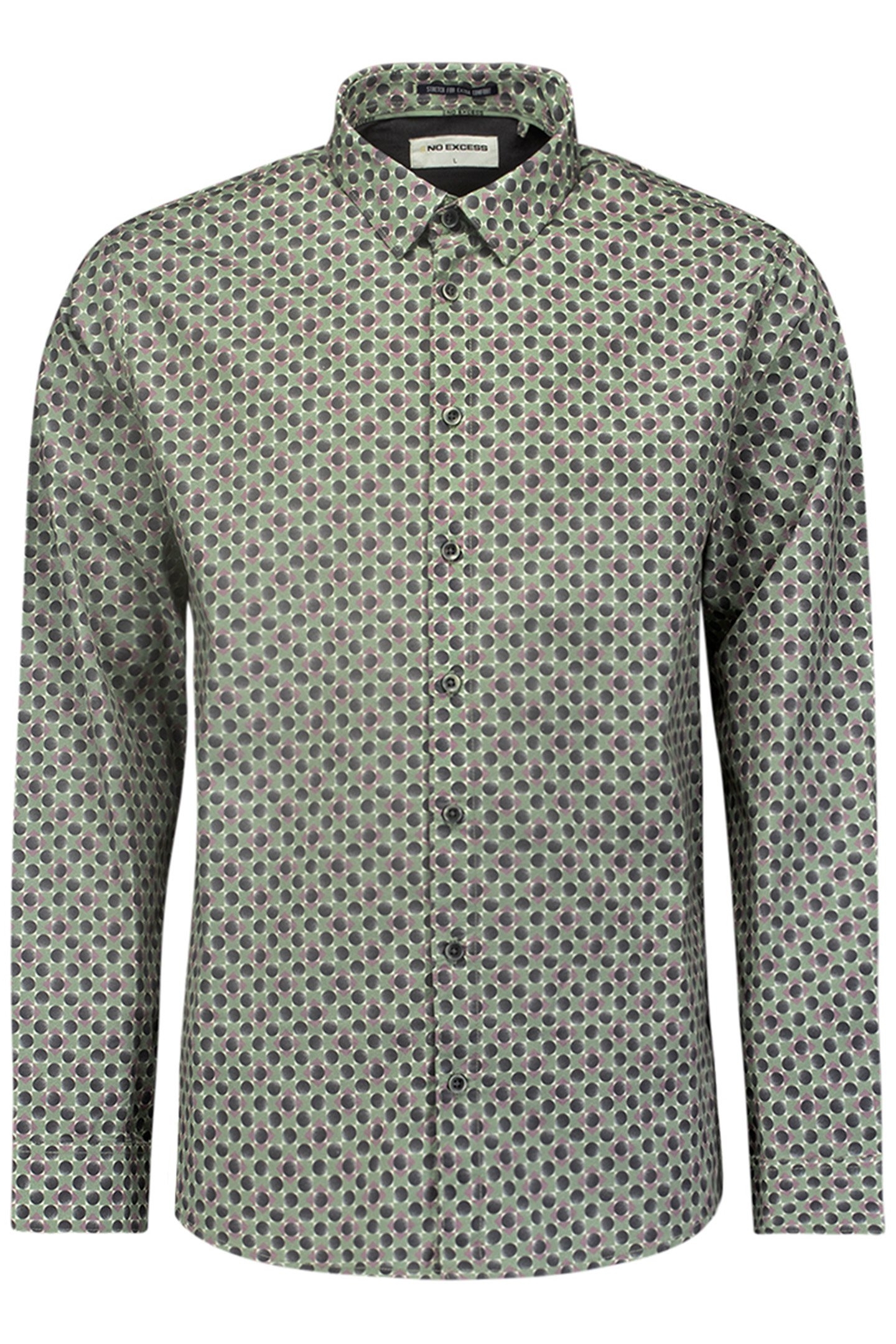 SHIRT STRETCH ALLOVER PRINTED SMOKE 4
