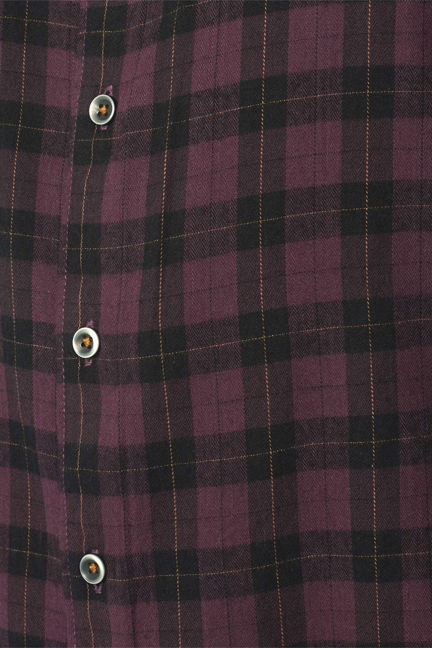 SHIRT CHECK AUBERGINE 7