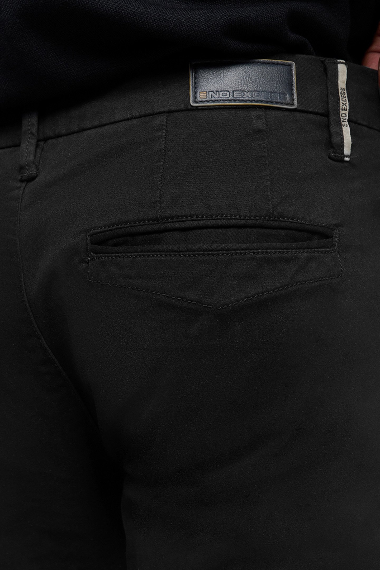 PANTS STRETCH GARMENT DYED BLACK 6