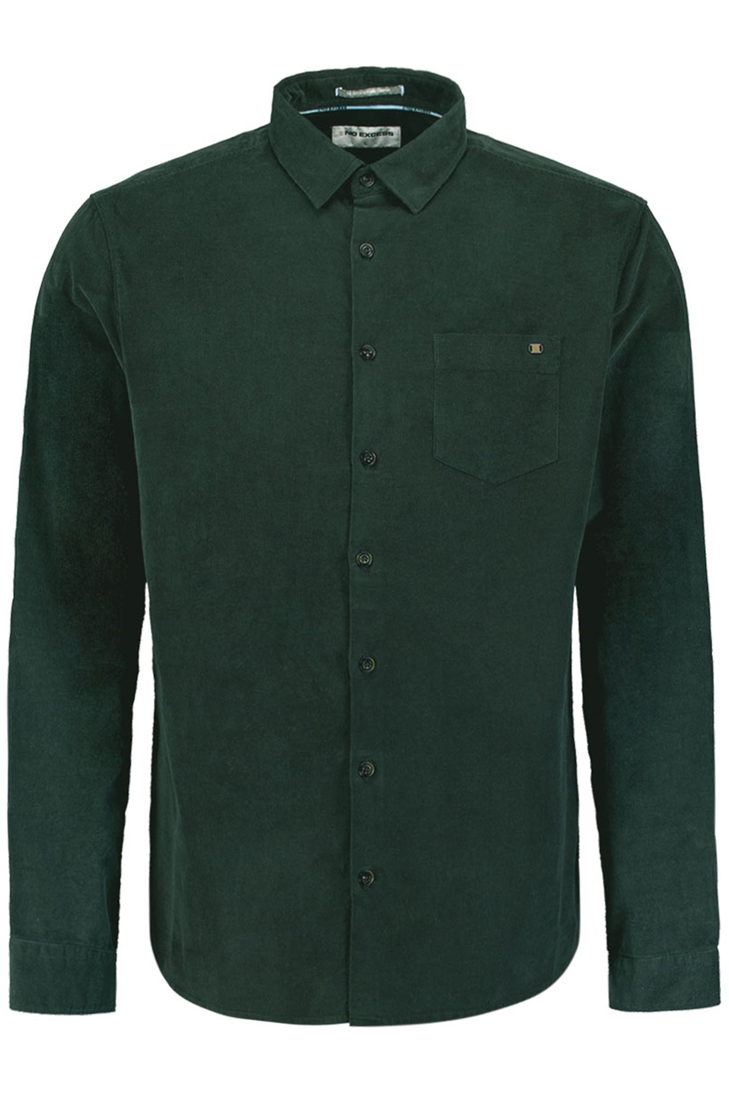 SHIRT CORDUROY SOLID DARK GREEN 4