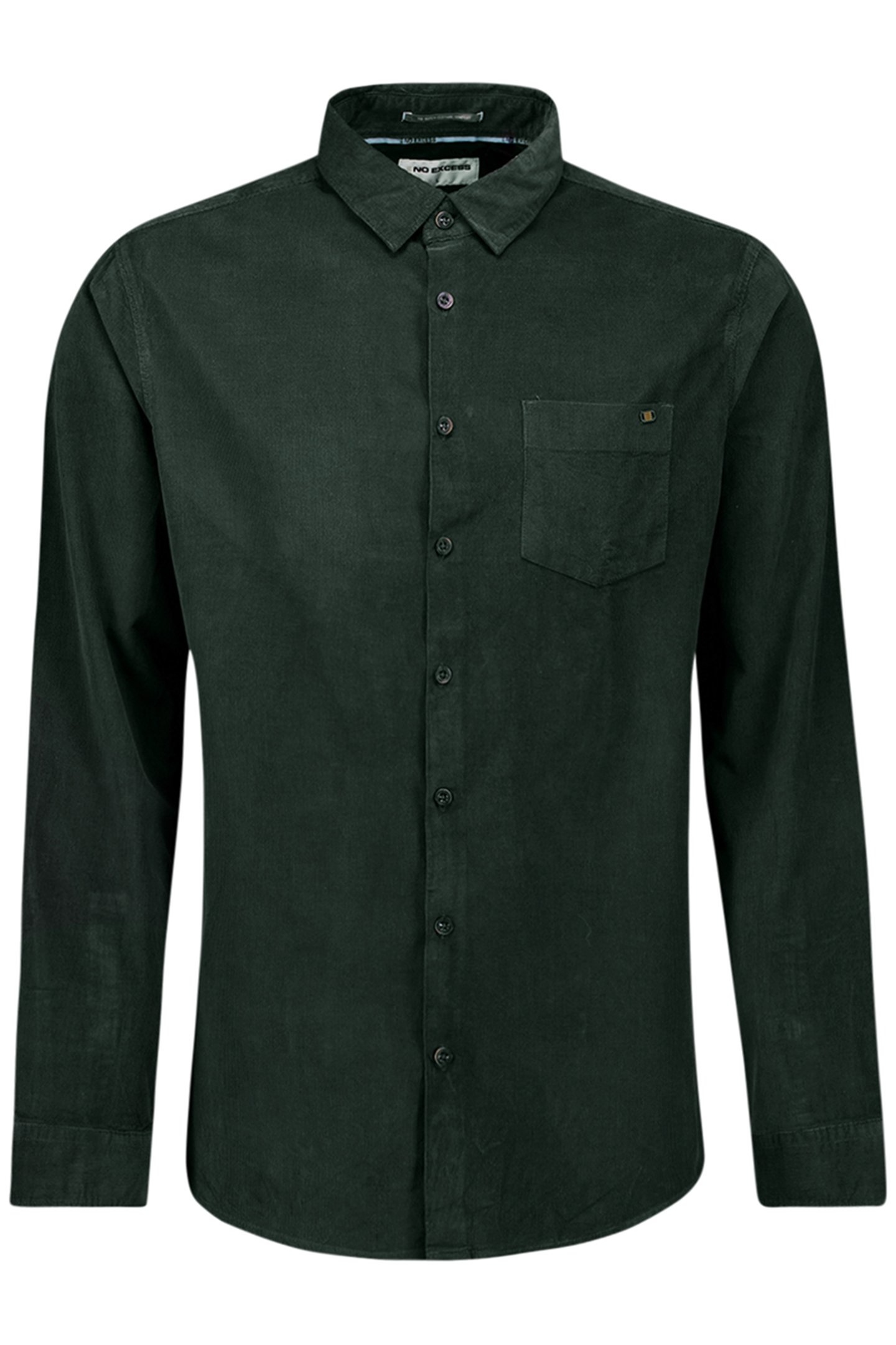SHIRT CORDUROY SOLID DARK STEEL 1