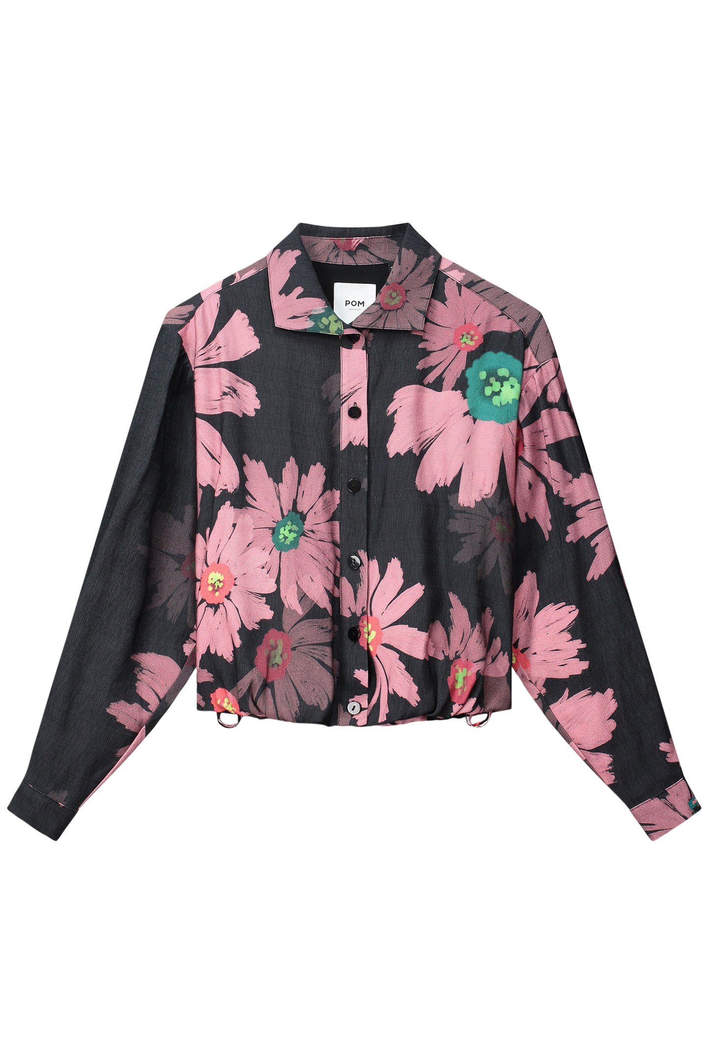 BLOUSE - BIG BLOOMING PINK 3