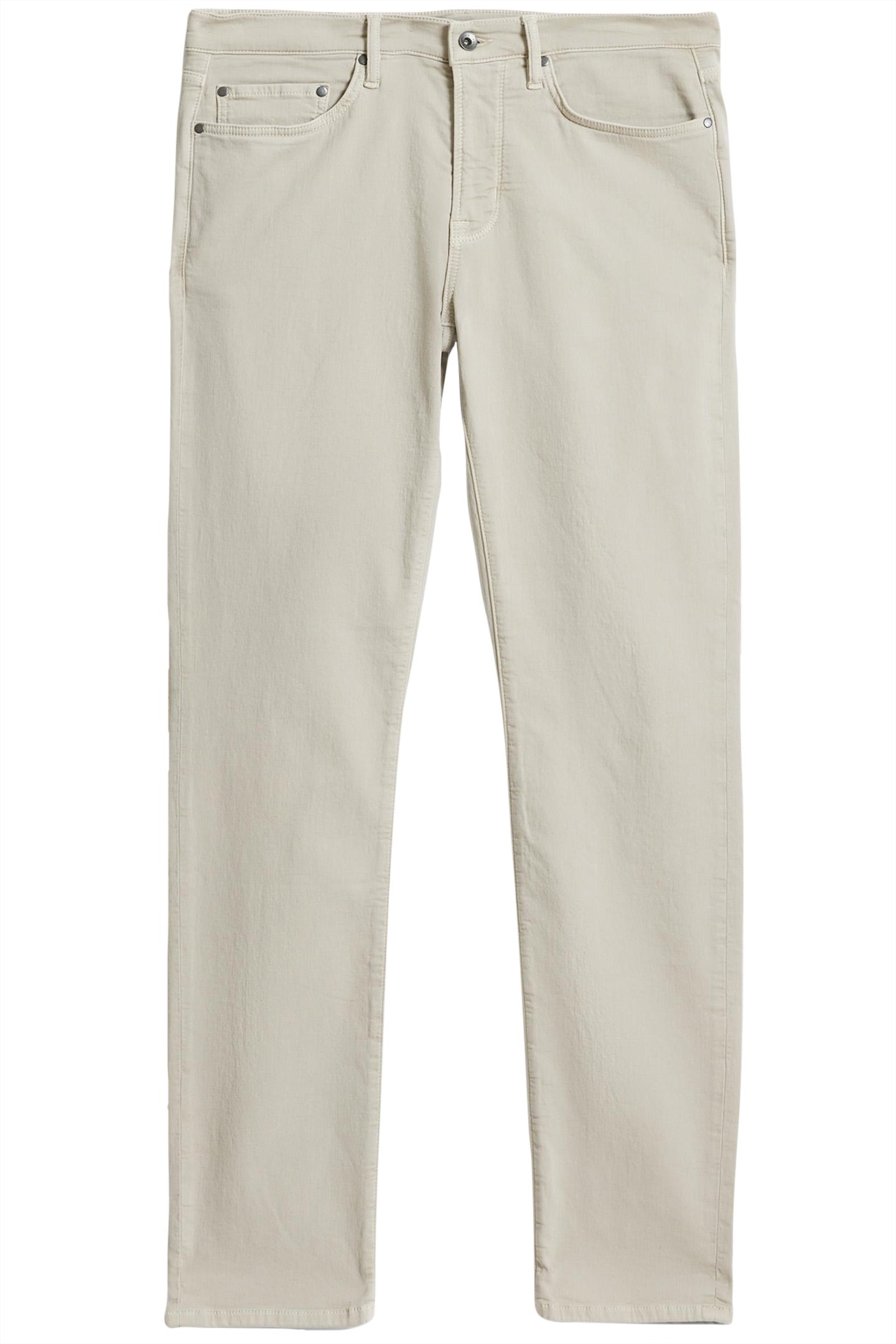 SLIM FIT WINTER GARMENT DYED DENIM WHEAT 2