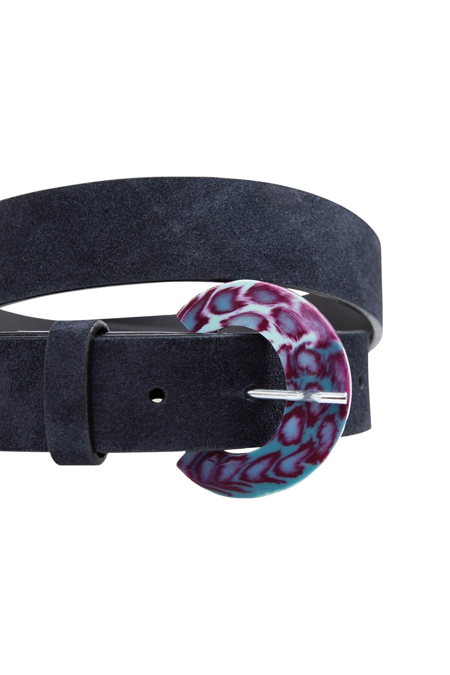 AMAL - PURPLE REMOVABLE BELT BUCKLE MADE OF DECORATIVE RESIN 3