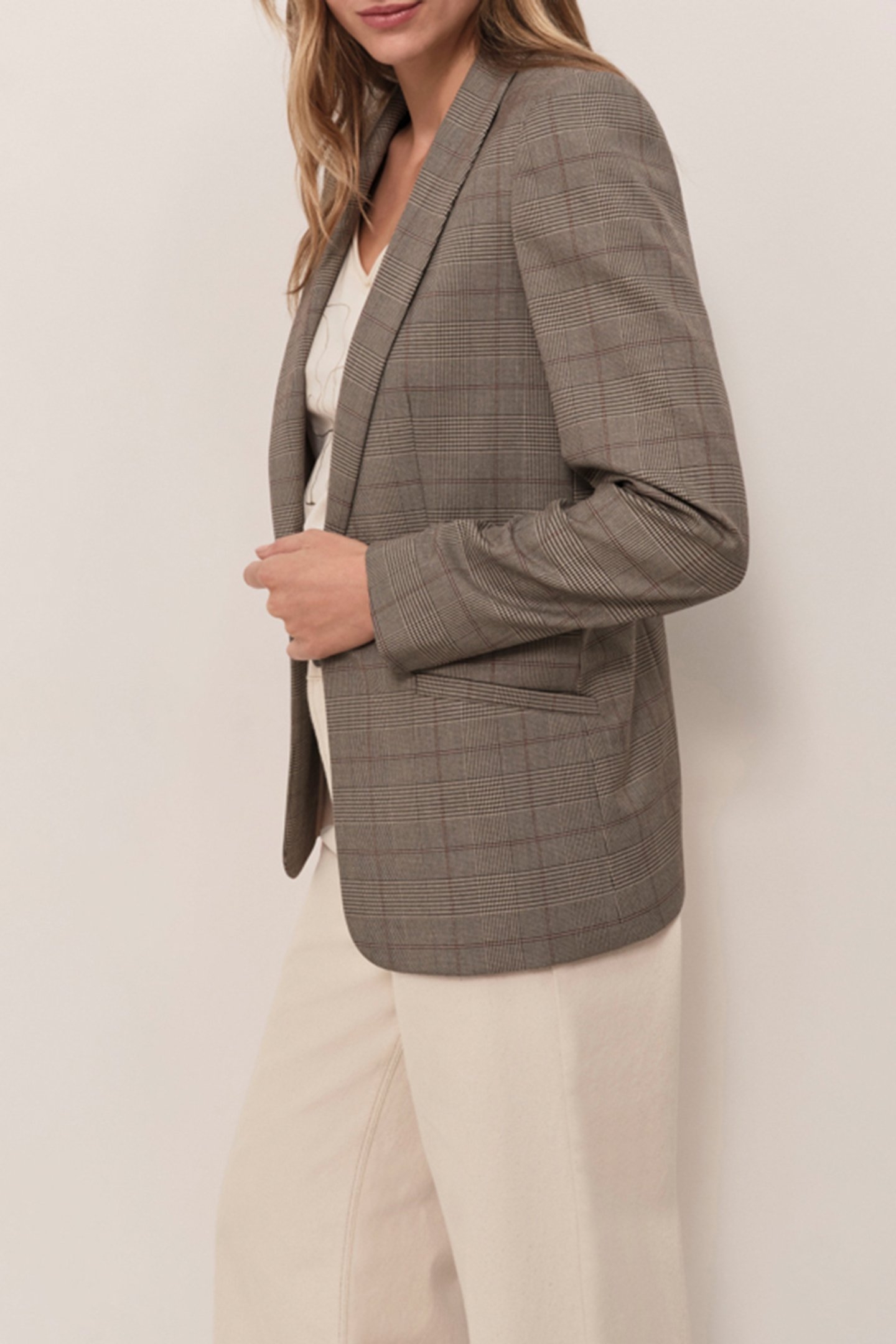 VOICE - PLATINUM SUIT JACKET WITH PRINCE OF WALES CHECK PATT 2