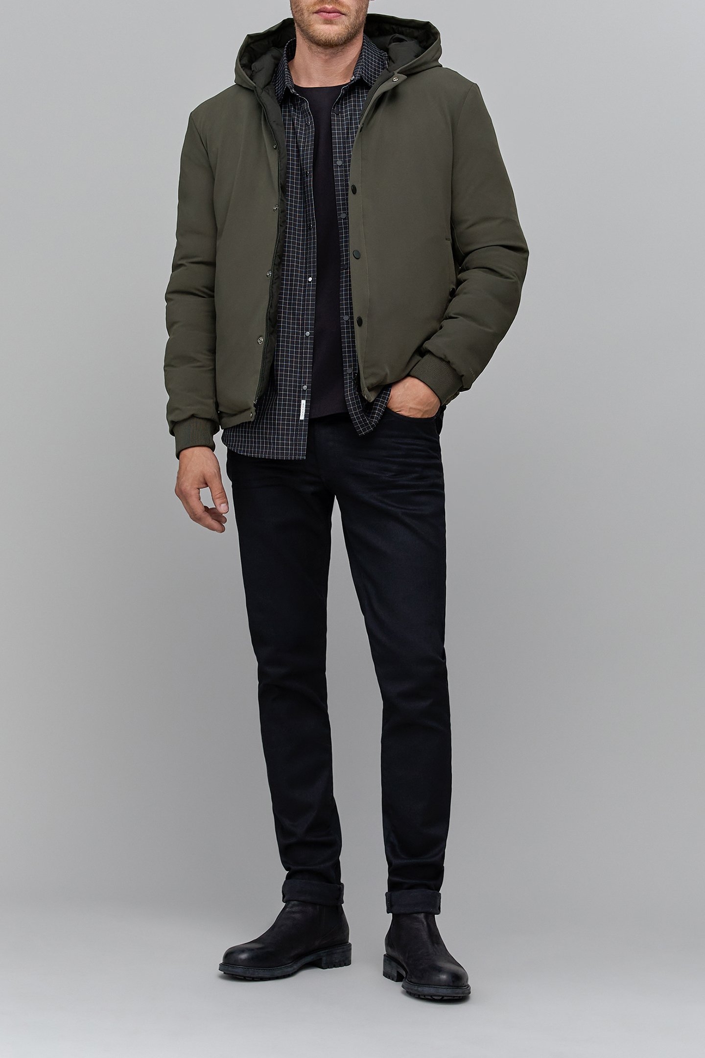 KHAKI NYLON GRANITE UNDERCOAT 5