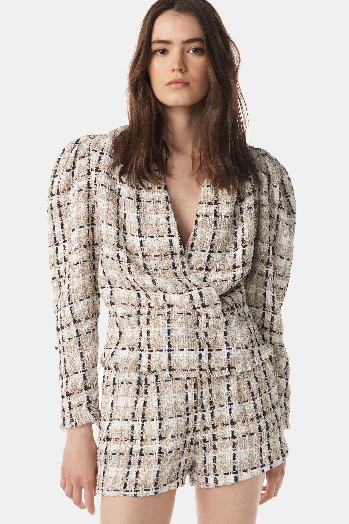 PATRIA TOP MIXED ECRU 1