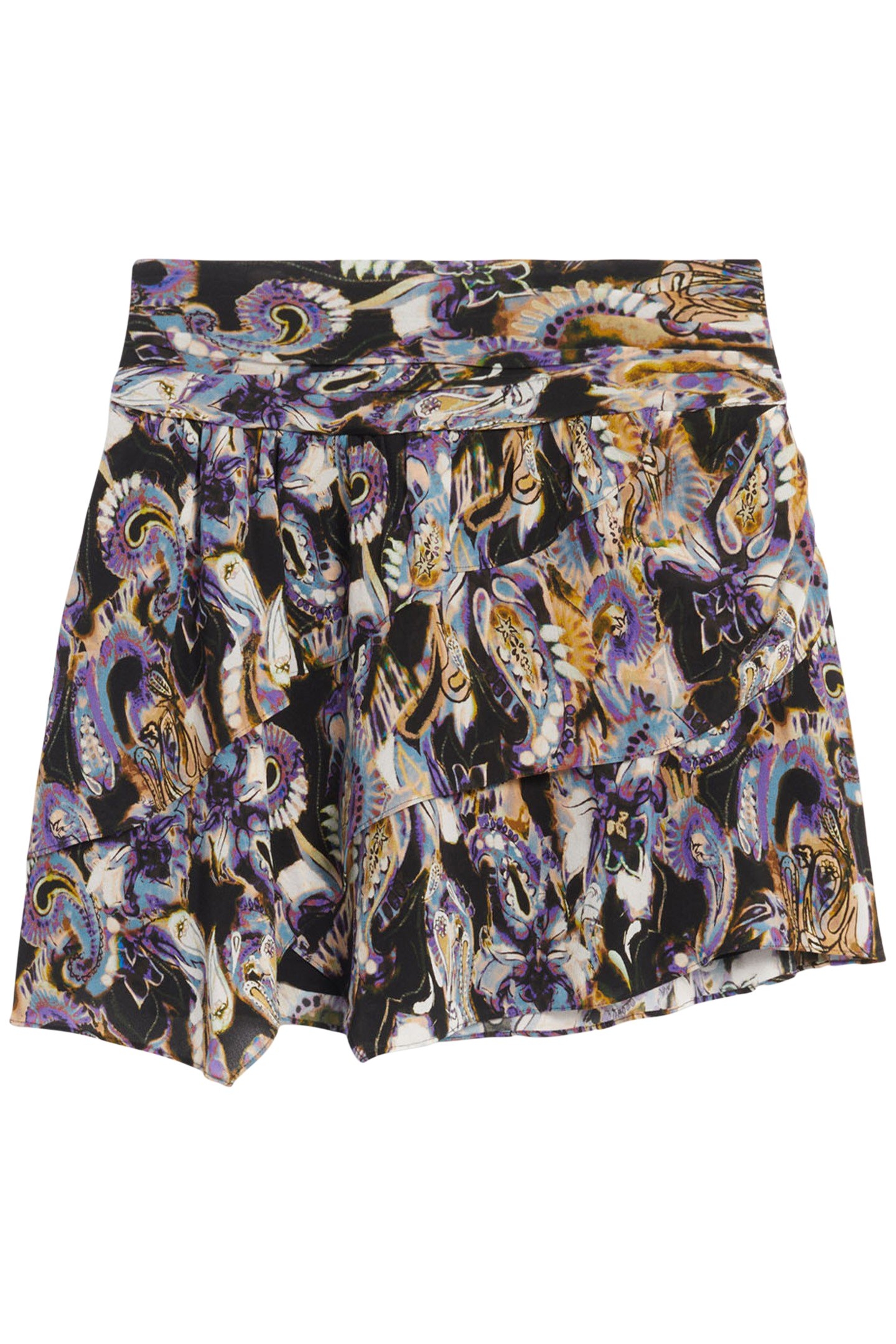 DOMIEN SKIRT BLACK/PURPLE 5