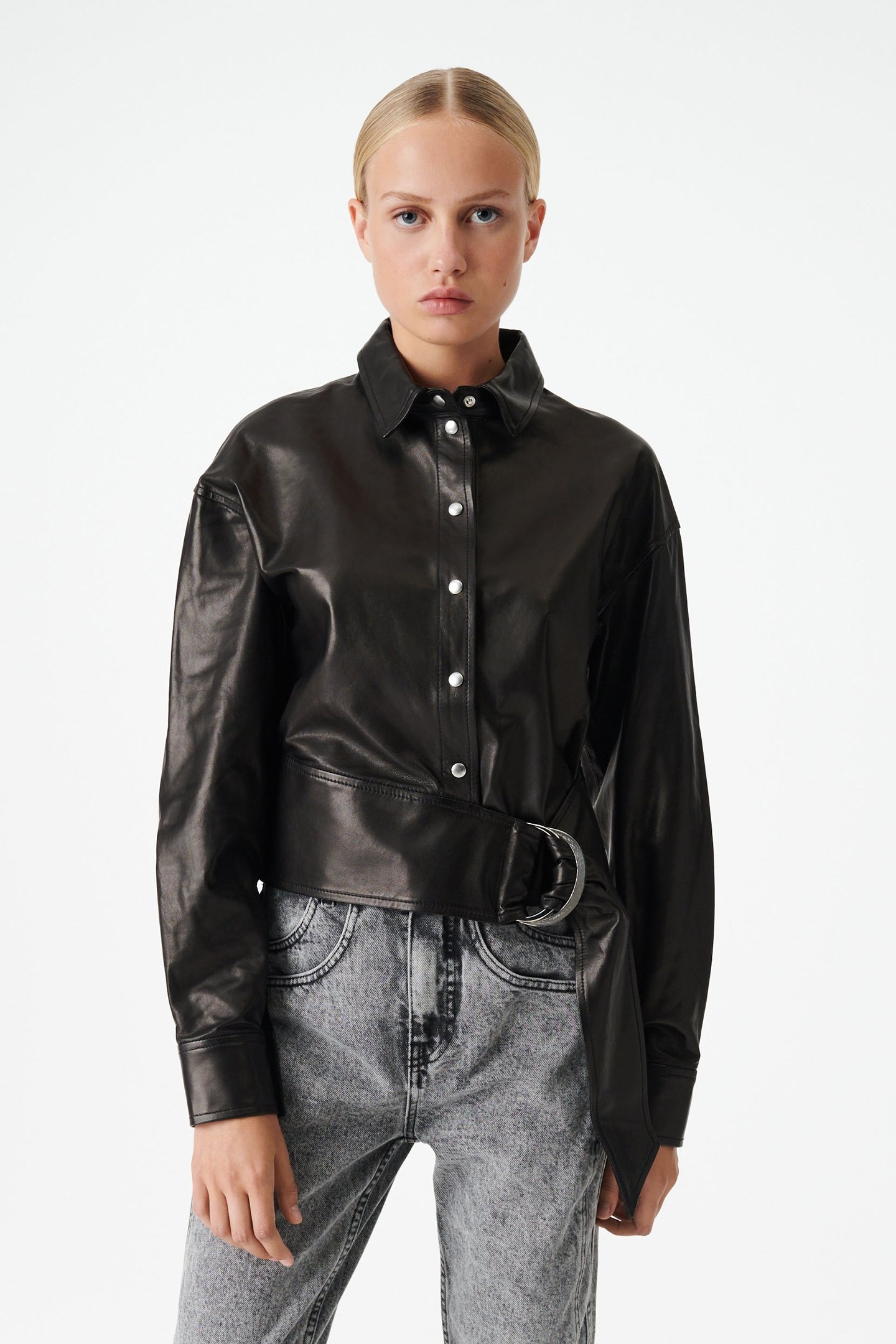 FAIZA SHIRT BLACK 1