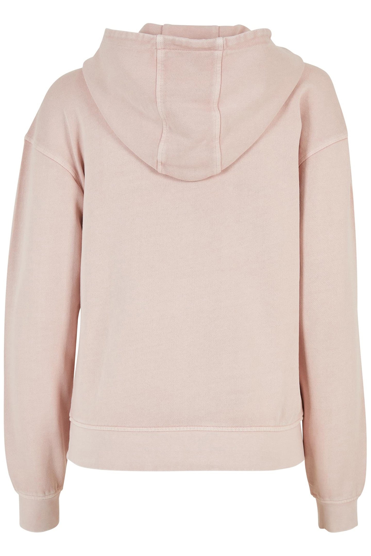 LADIES SMALL EMBROIDERY TERRY HOODY PINK 2