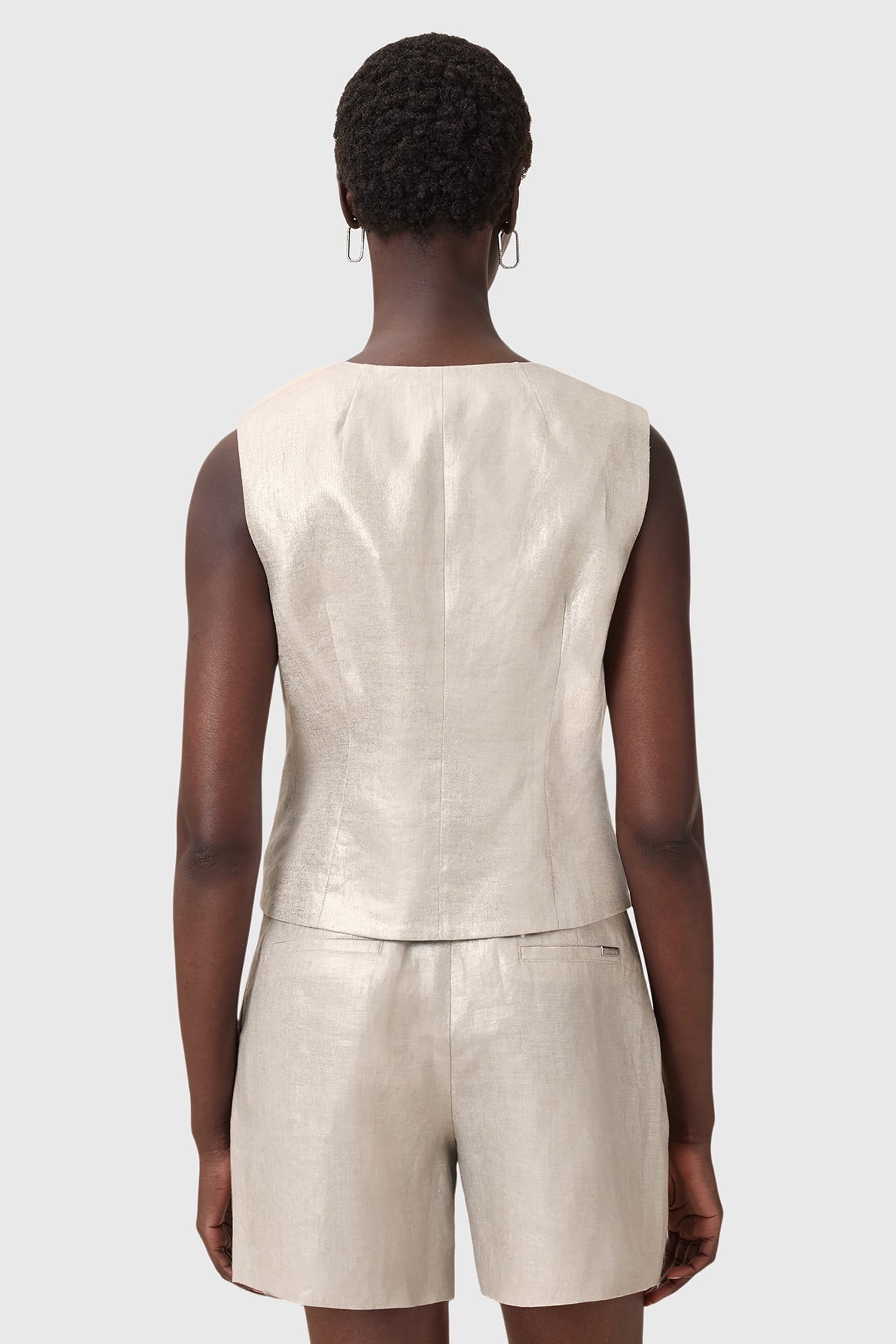 AVERIE WAISTCOAT SILVER GREY 2