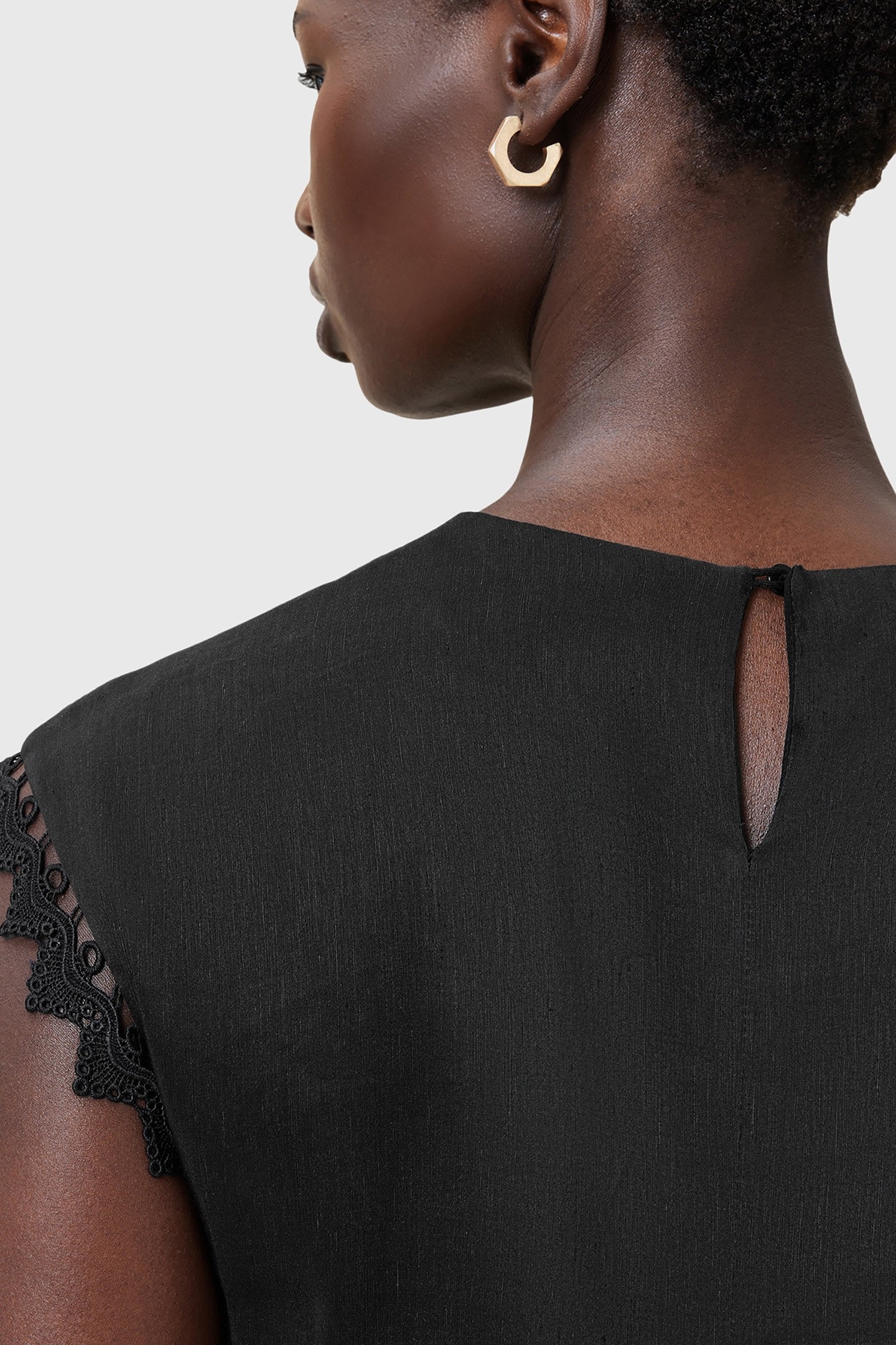 LYRA LINEN DRESS BLACK 7