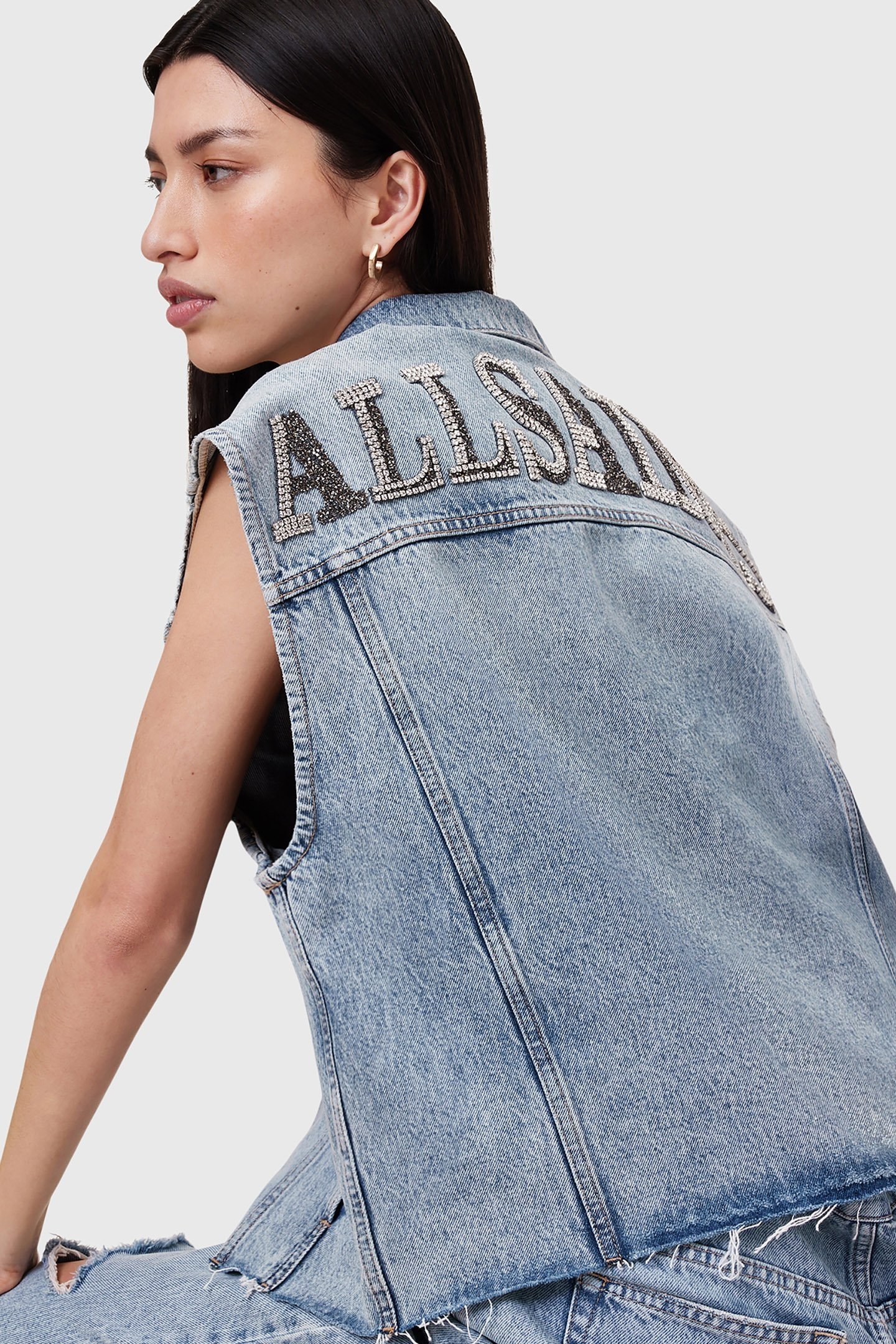 LAURA EMB SL JACKET LIGHT INDIGO 6