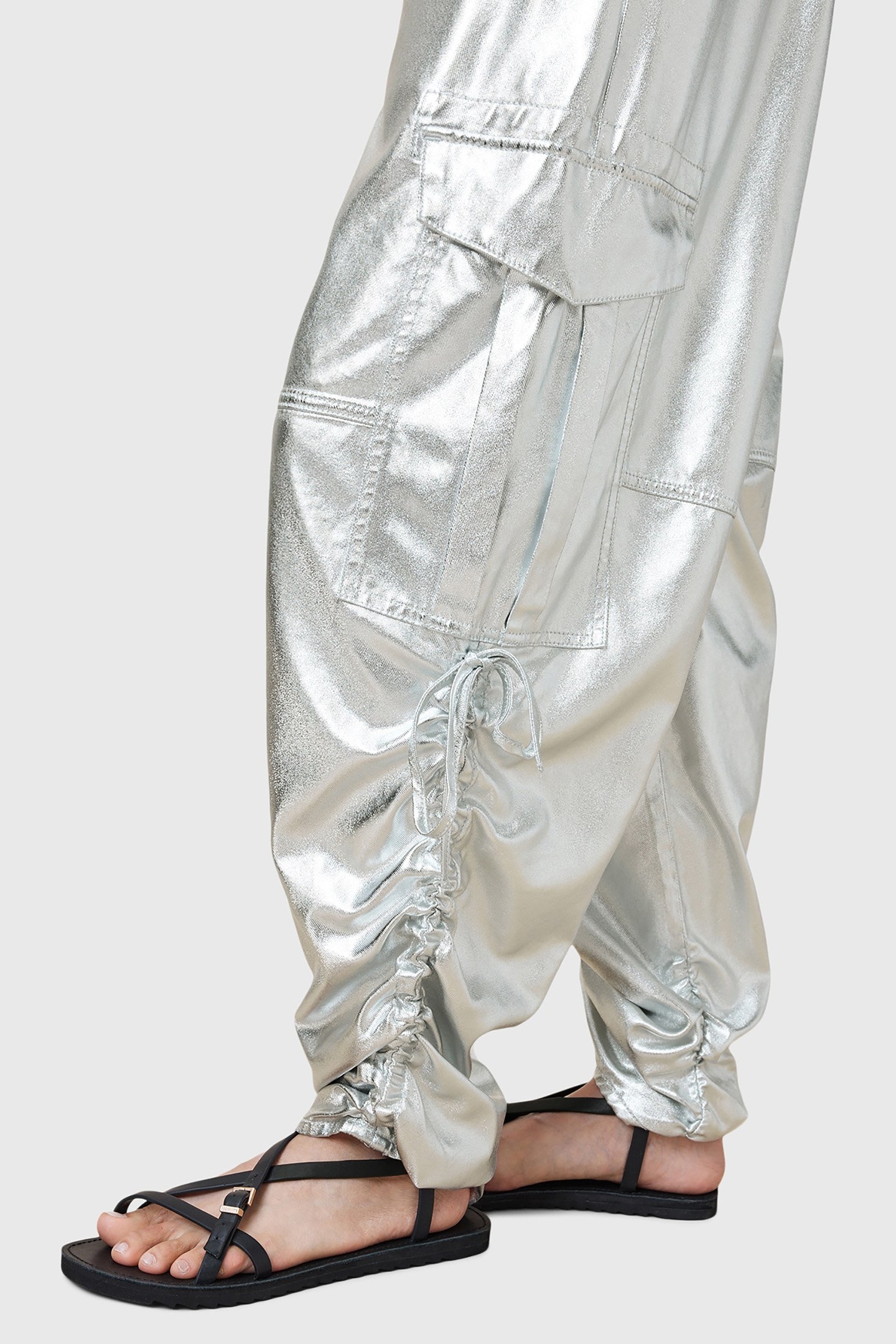 KAYE TROUSER METALLIC SILVER 8