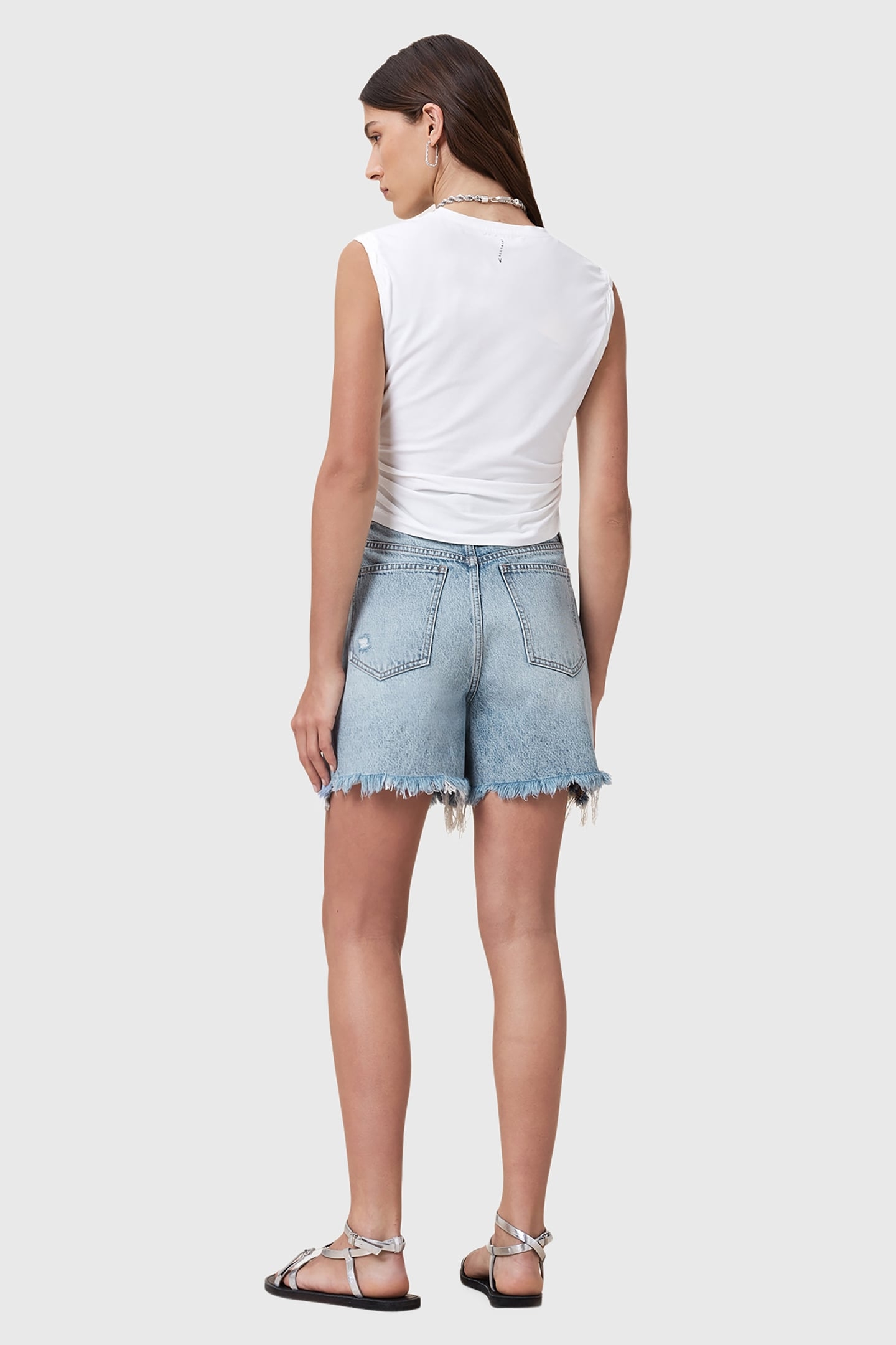 DORIS DENIM SHORT LIGHT INDIGO 4