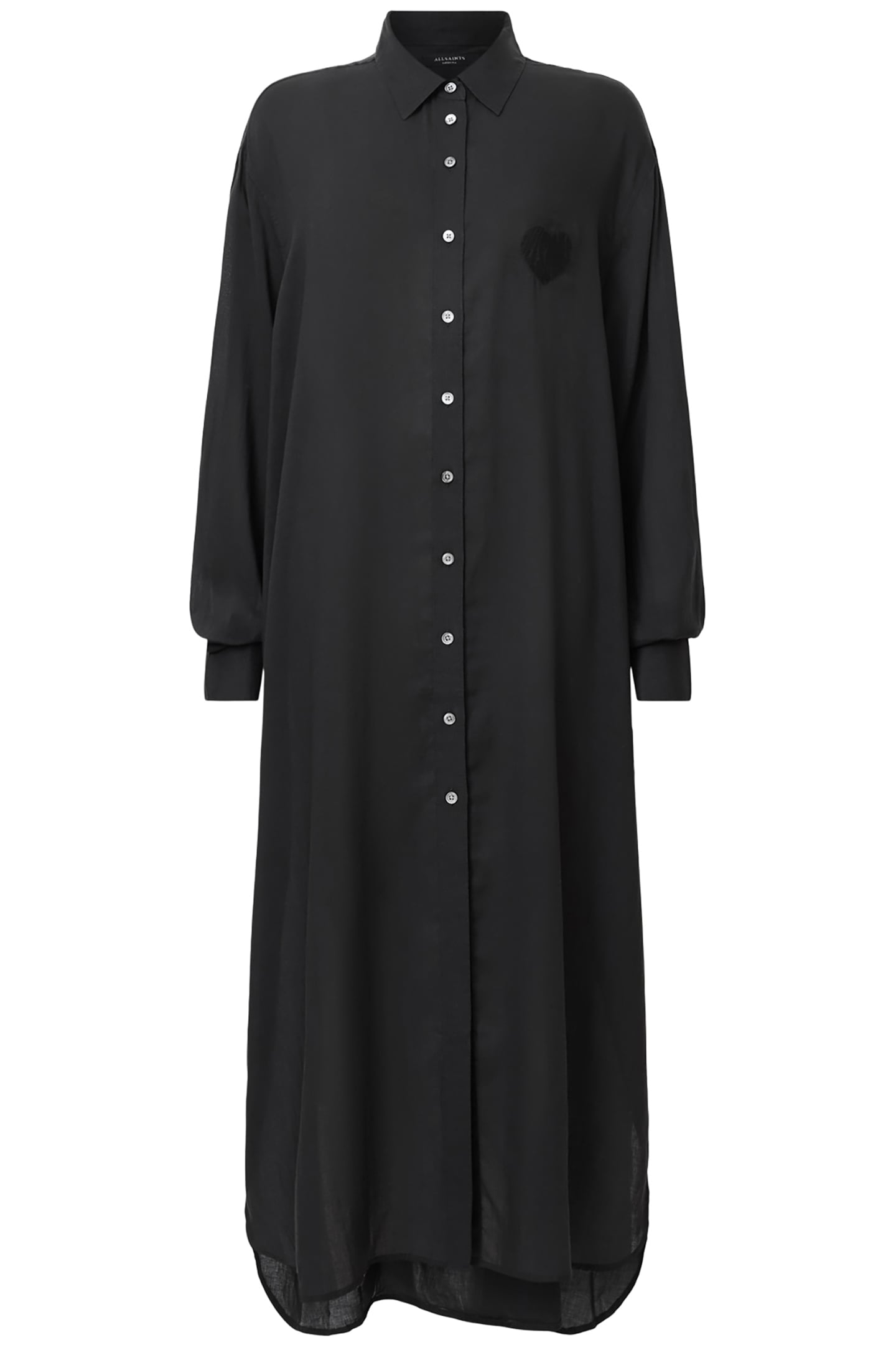 EZRA SHIRT DRESS BLACK 3