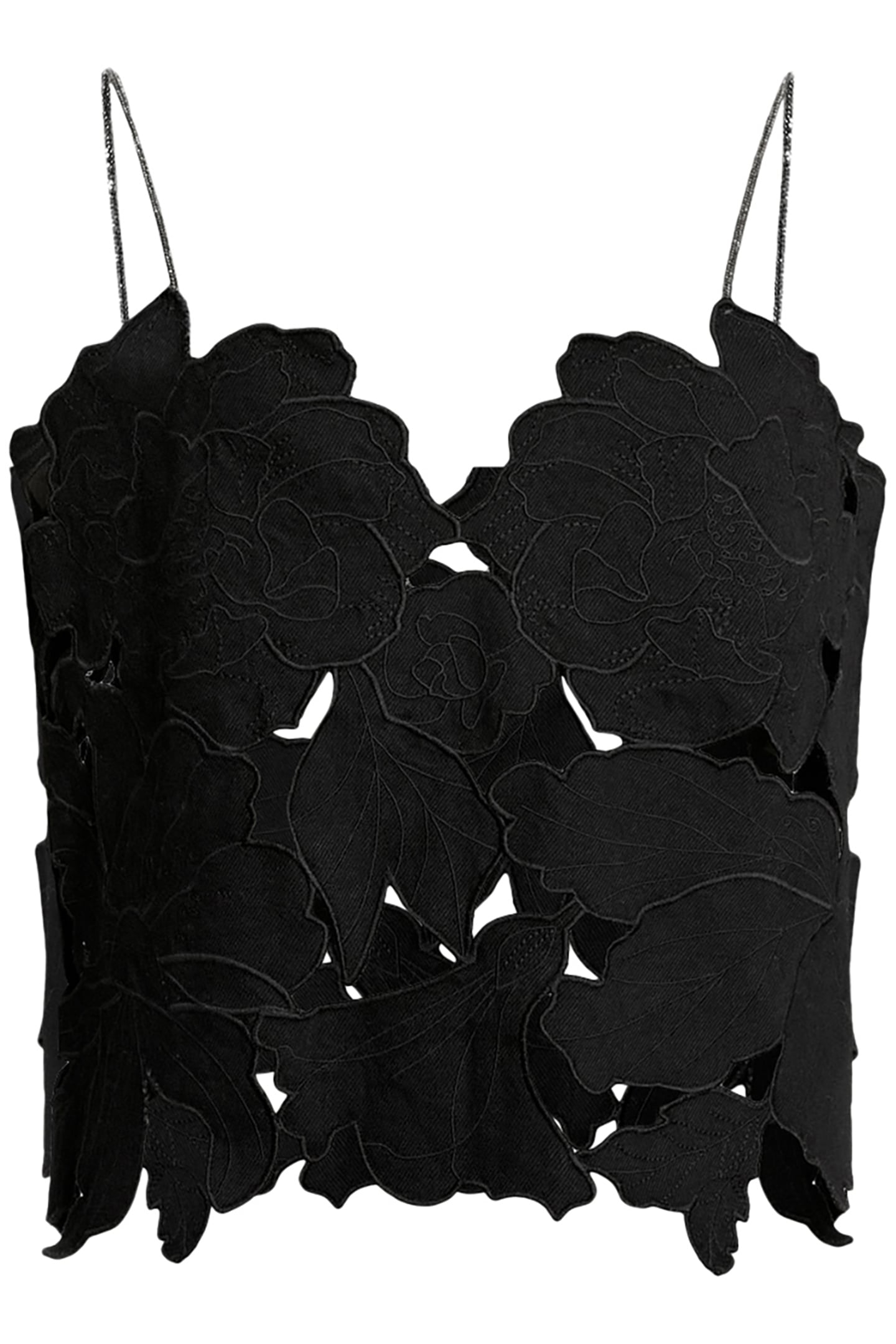 FLORA EMB TOP BLACK 4