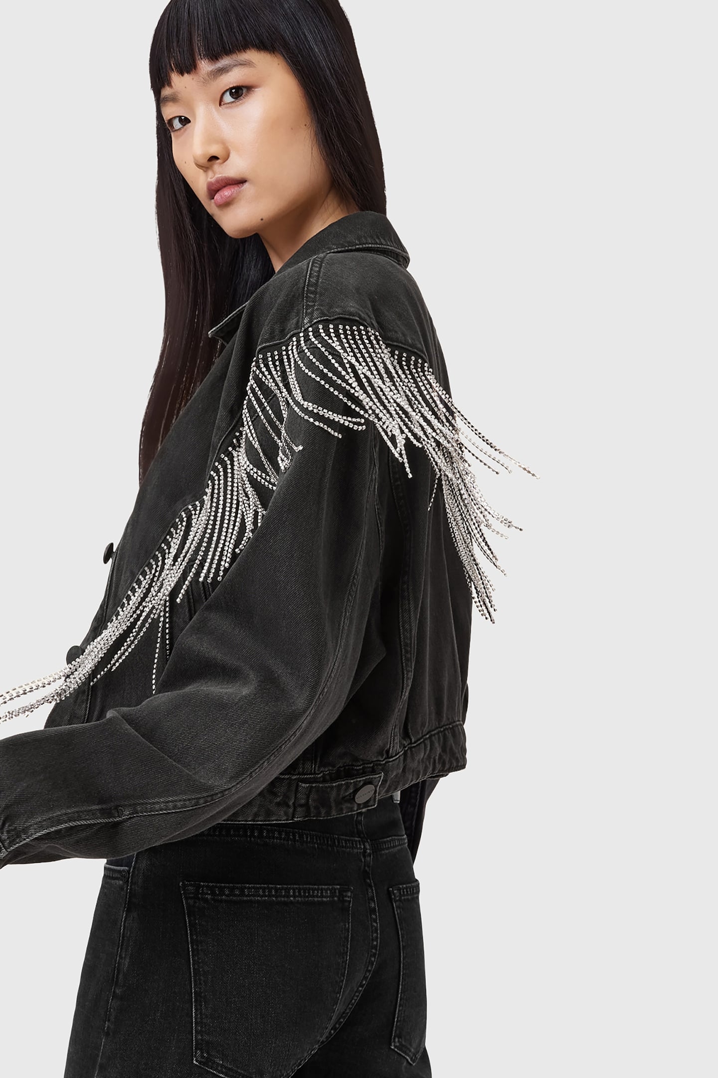 MARLENE EMB JACKET BLACK 7