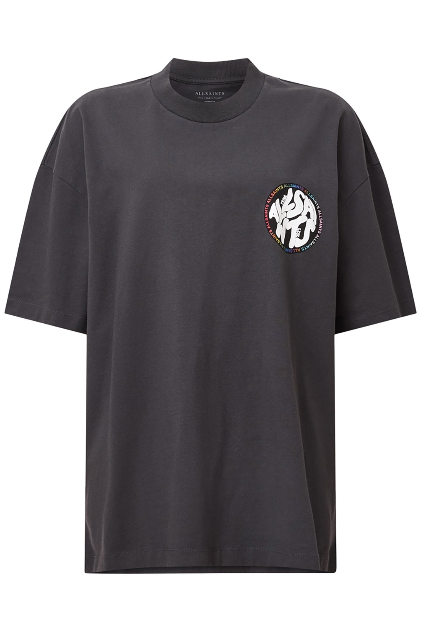 PRIDE DISTORTION TEE WASHED BLACK 4