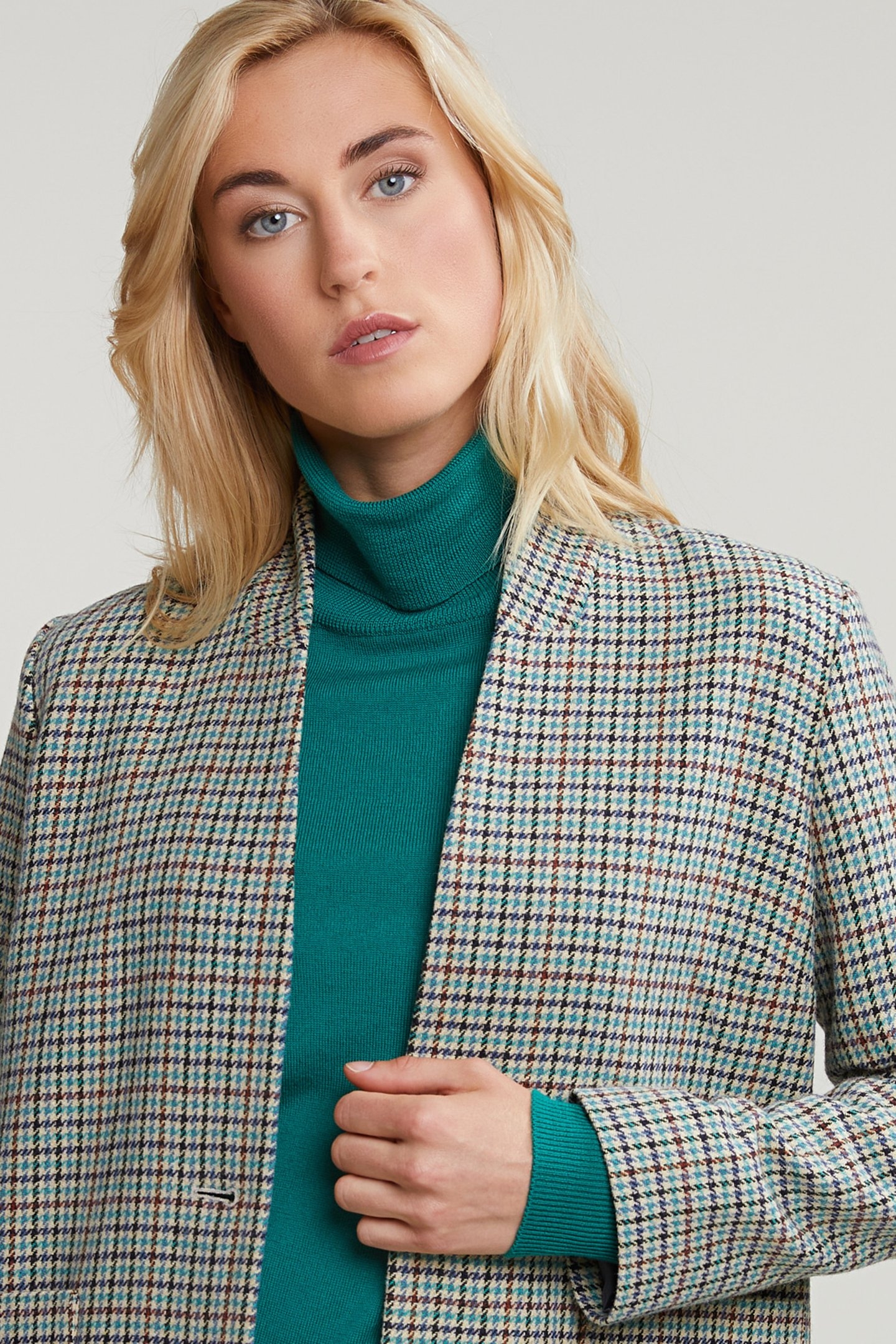 CHECKED BLAZER MULTI 4