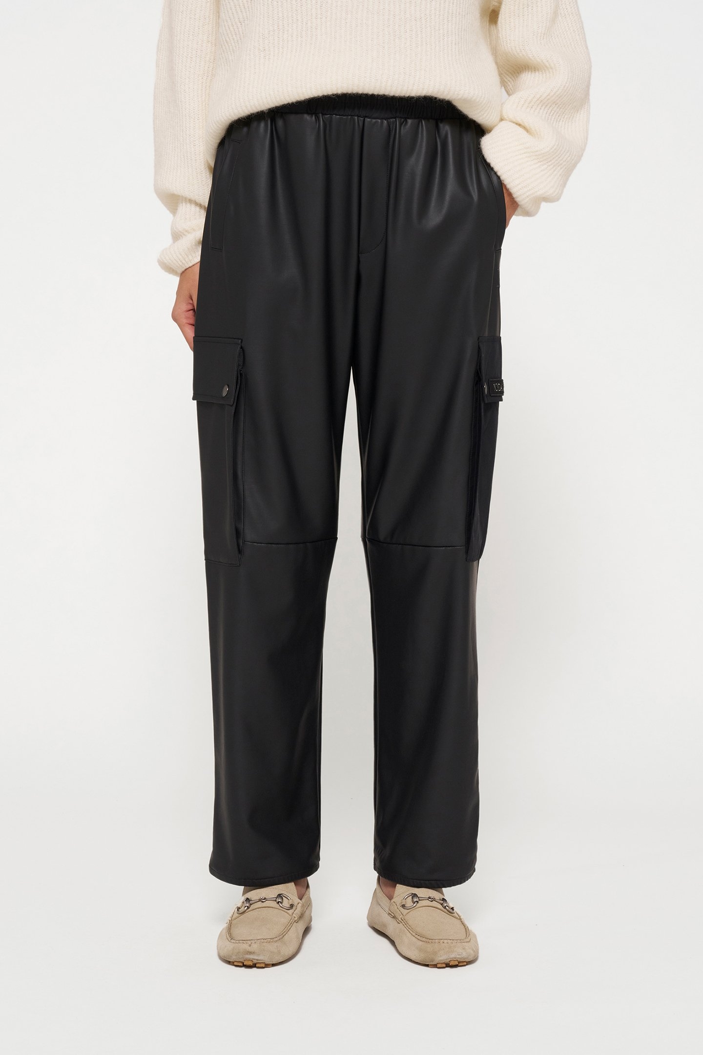 LEATHERLOOK CARGO PANTS 1012 1