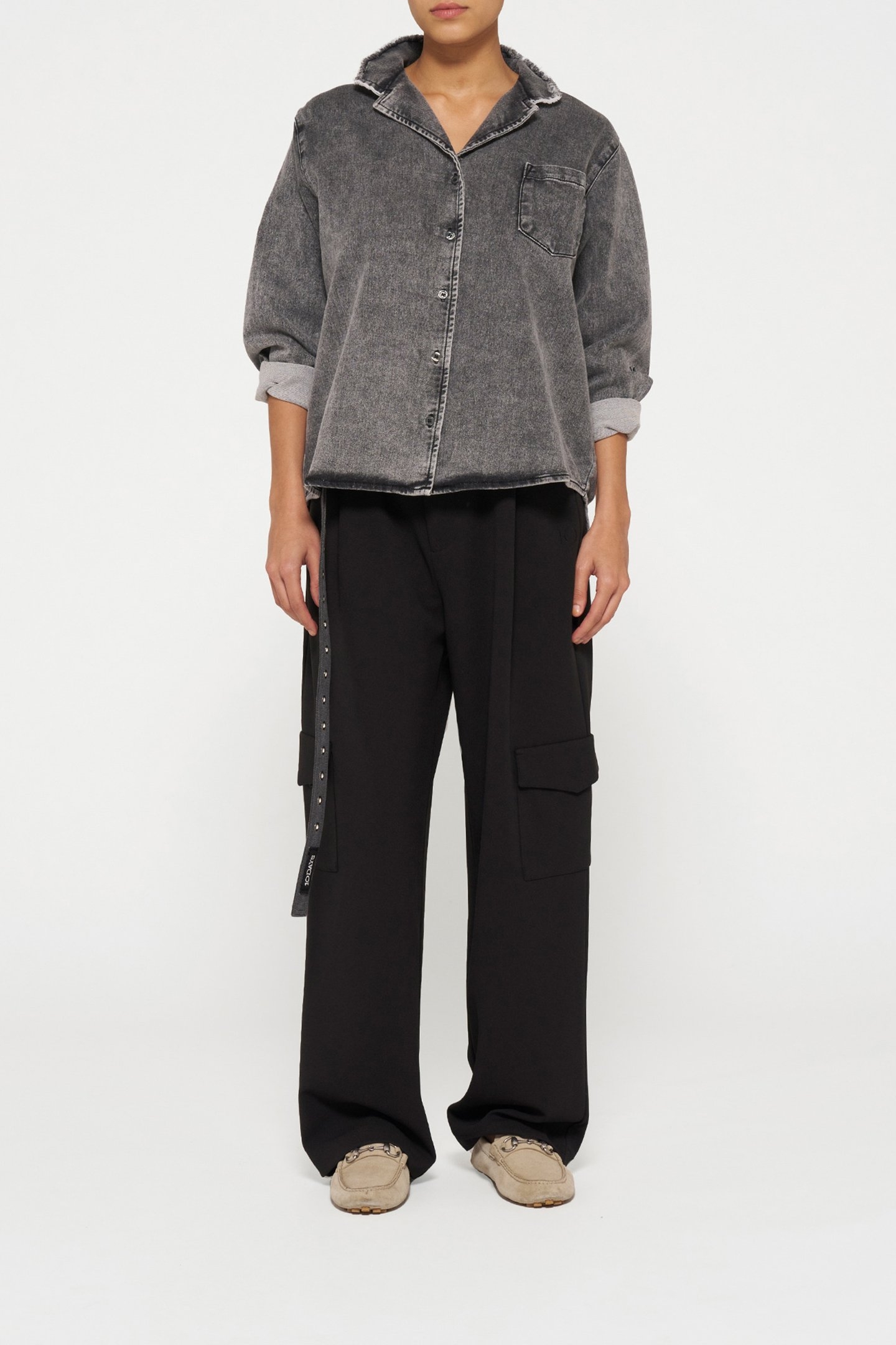 CARGO PANTS CREPE 1012 6