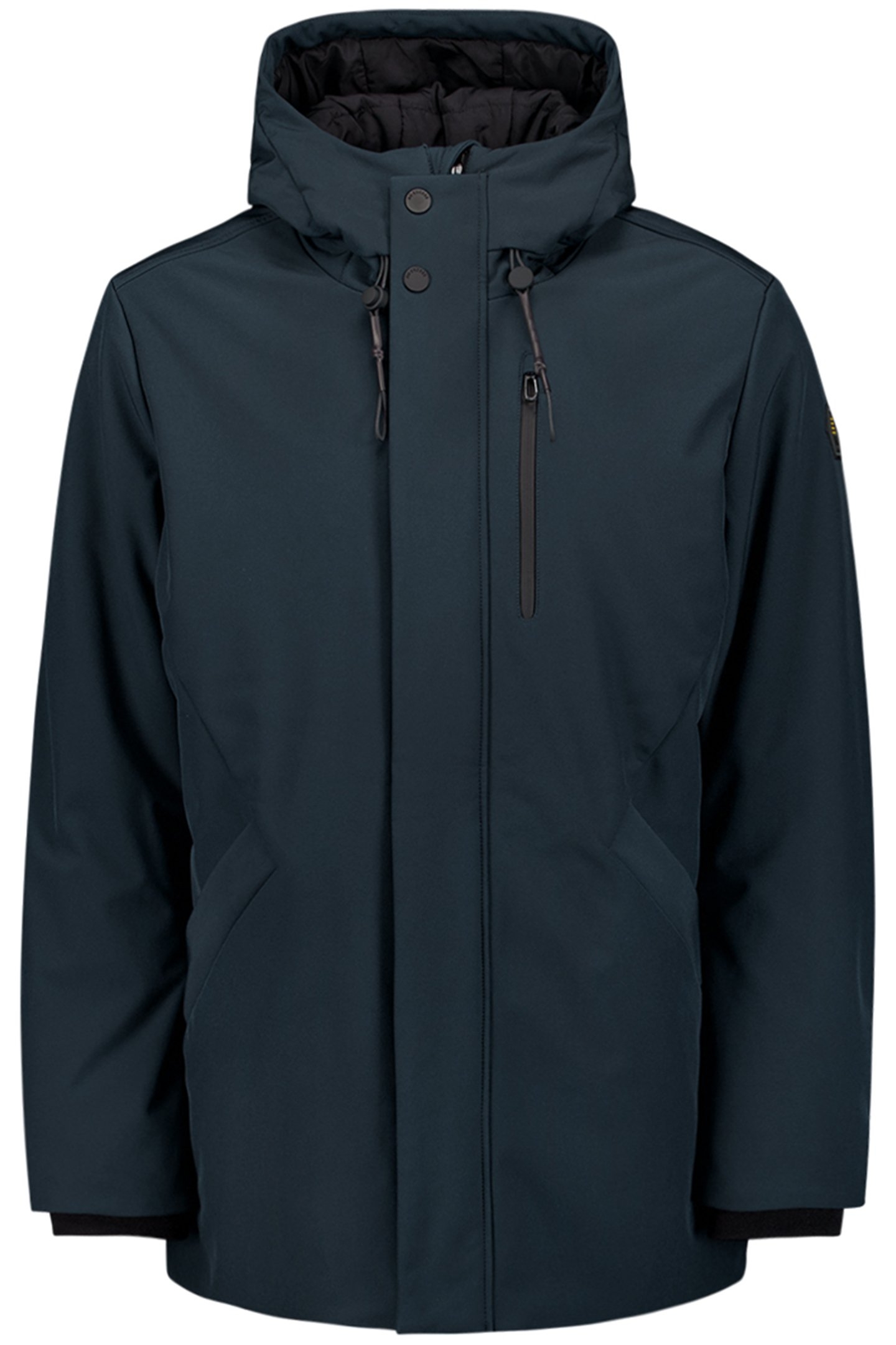 JACKET MEDIUM LONG FIT HOODED SOFTSHELL STRETCH NIGHT 4