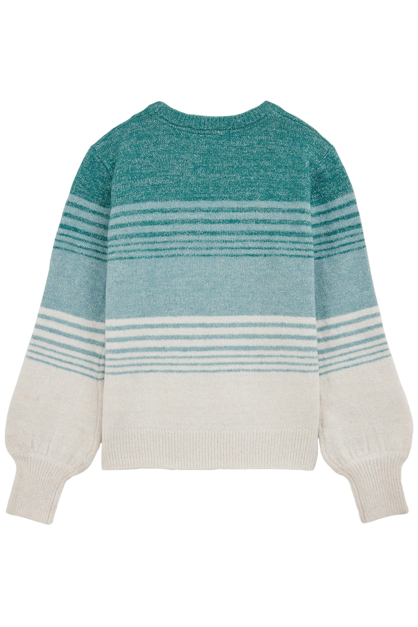 KNITTED PULLOVER GREEN BLUE 4