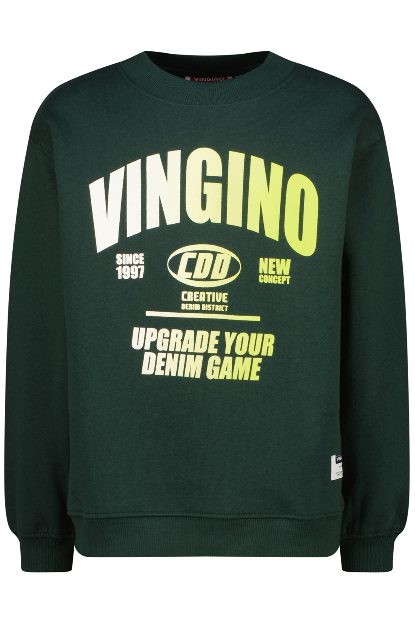 BOYS NAIL SWEATER RACING GREEN 1