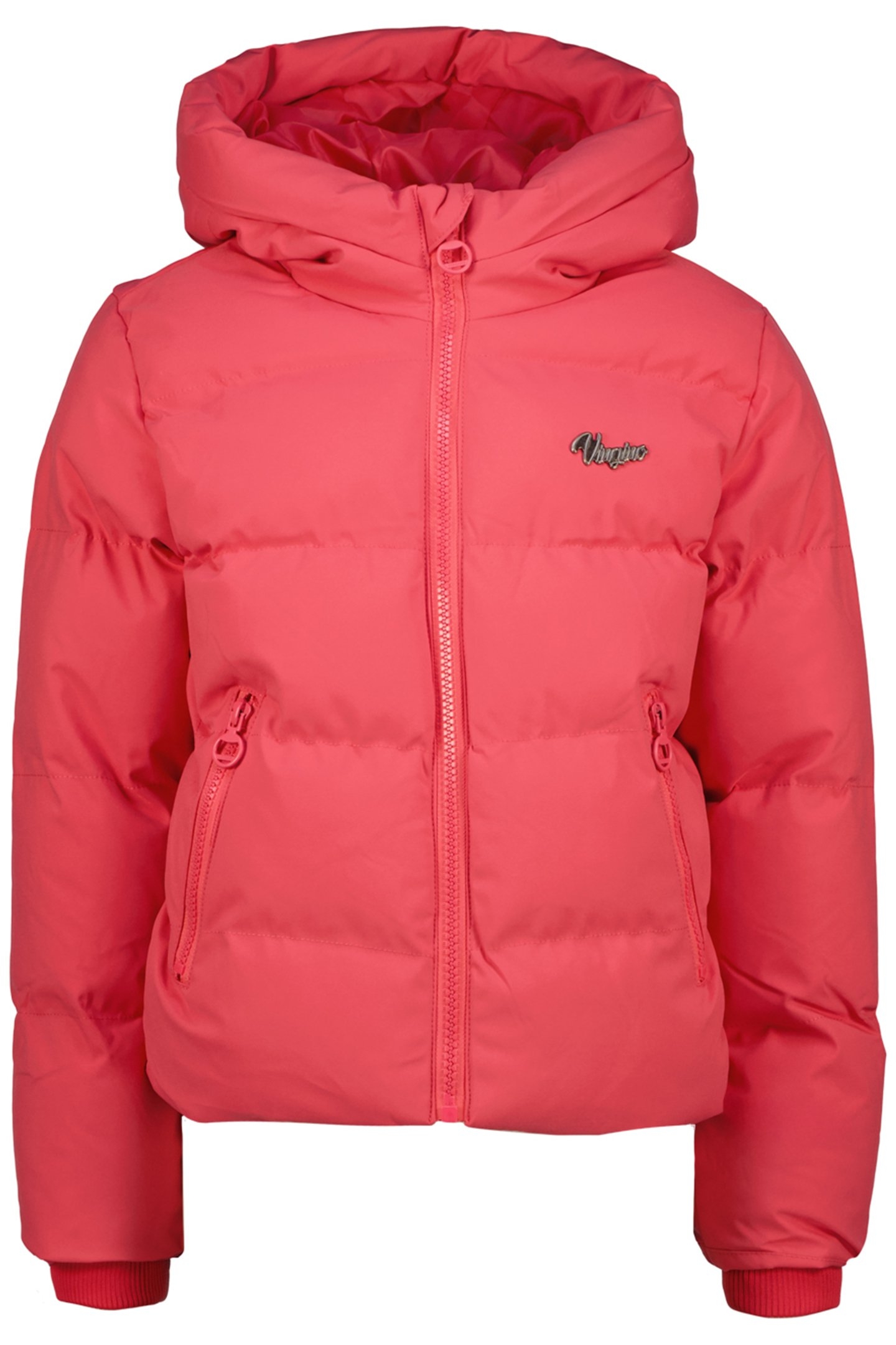 GIRLS TEZIA JACKET DEEP CORAL 1