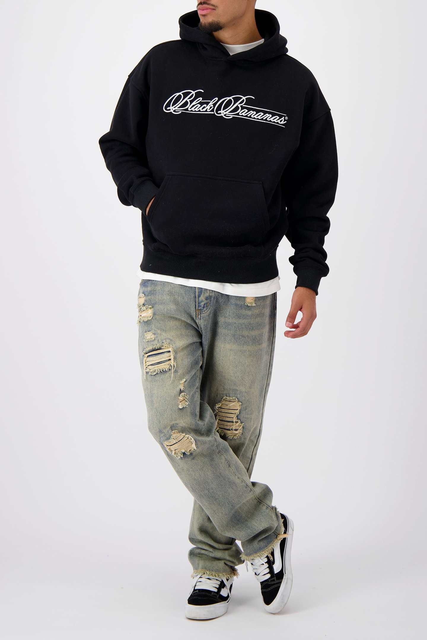 CALLIGRAPHY HOODIE BLACK 2