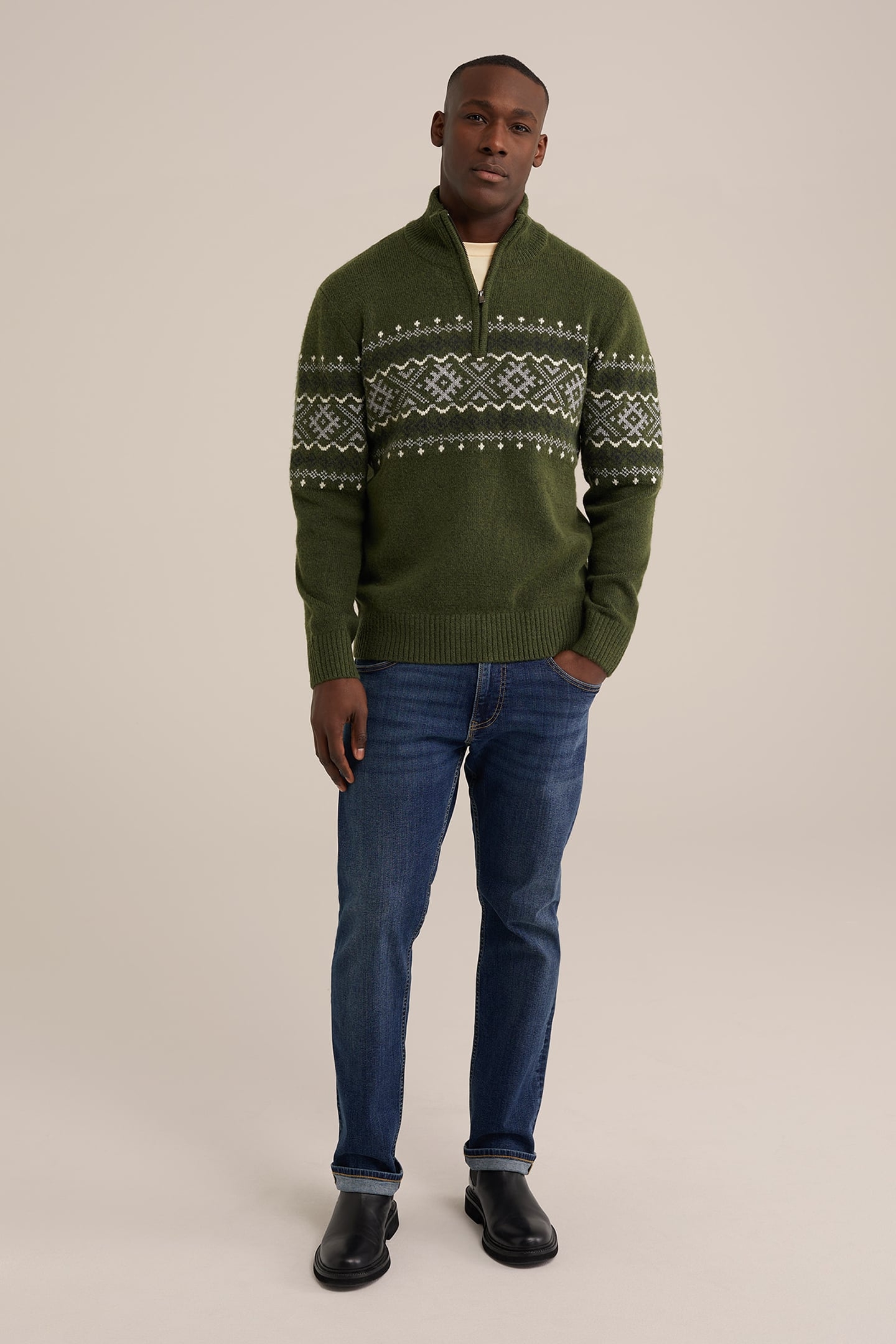 PULLOVER DARK GREEN 3