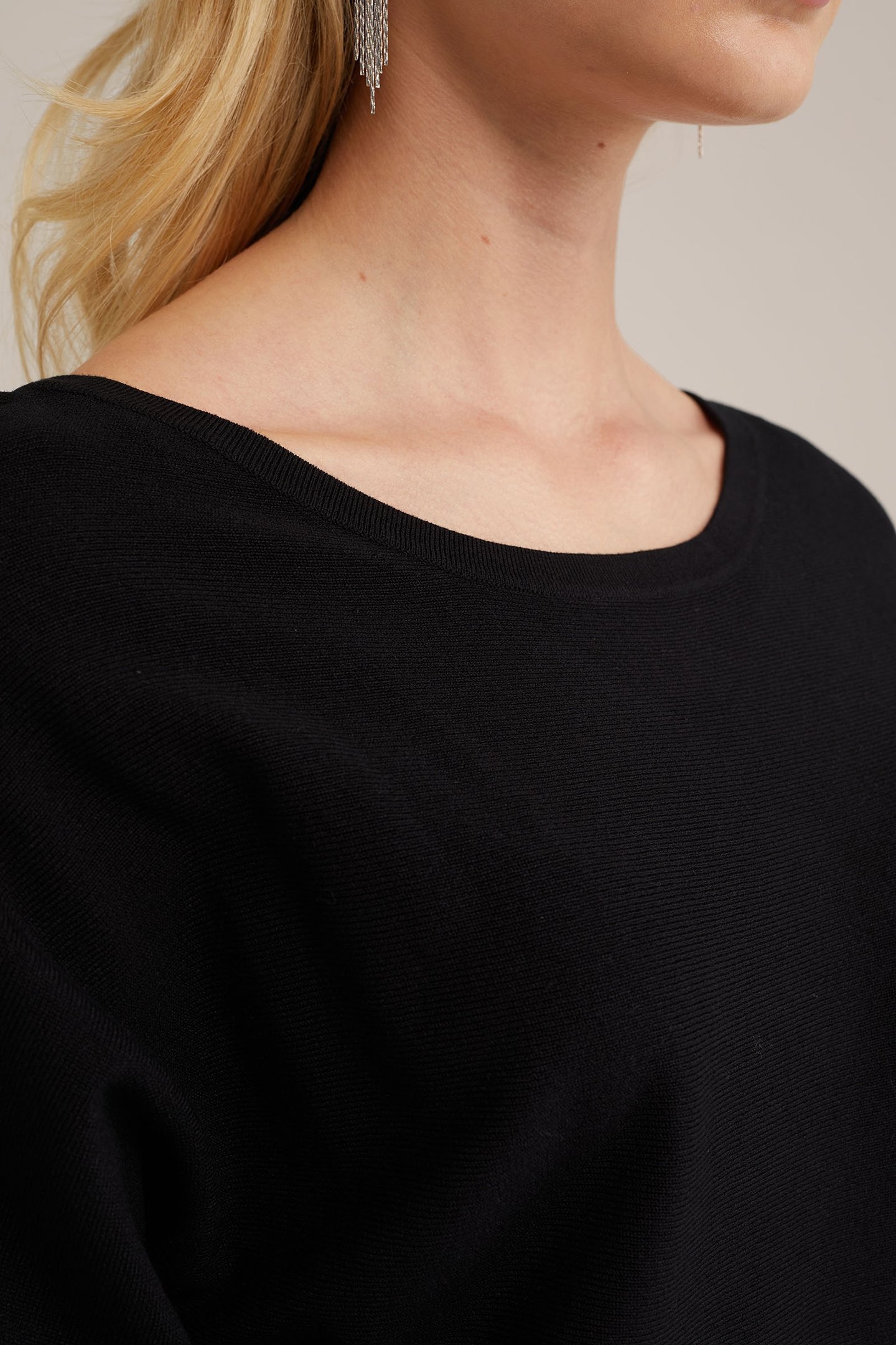 DRESS MID LENGTH BLACK 5