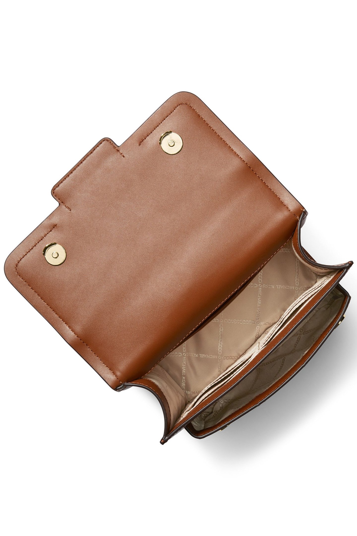 LEATHER SHOULDER BAG WITH CHAIN DETAIL IN BROWN 4