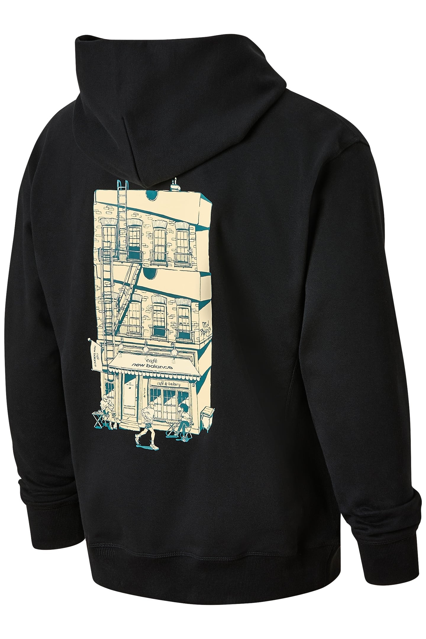 CAFE HOODIE BLACK 5