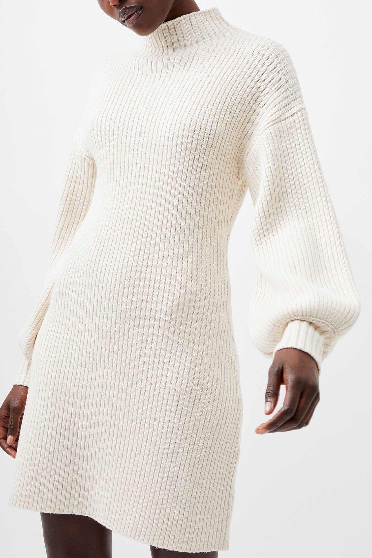 BABYSFT BISHOP SL KNIT DRESS S CLASSIC CREAM 3