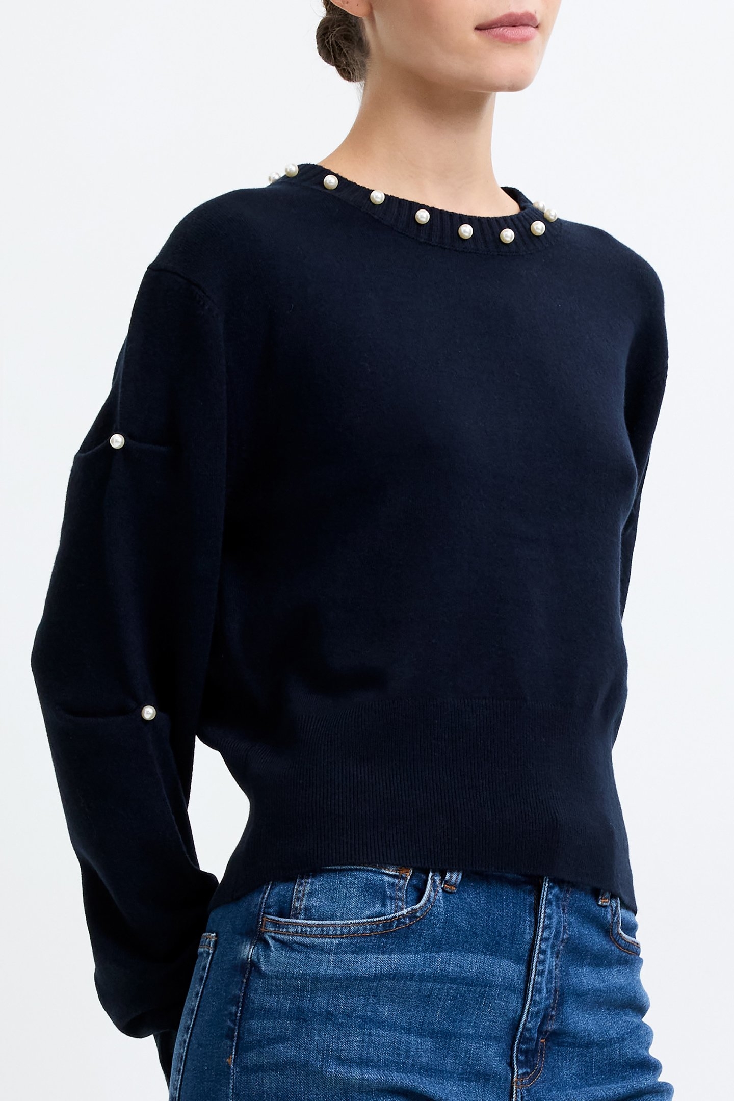 BABYSOFT PEARL EMB CREW MIDNIGHT 3