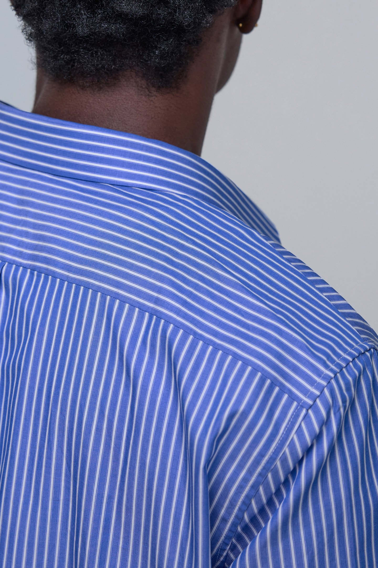 REGULAR COBALT STRIPE SHIRT COBALT 6