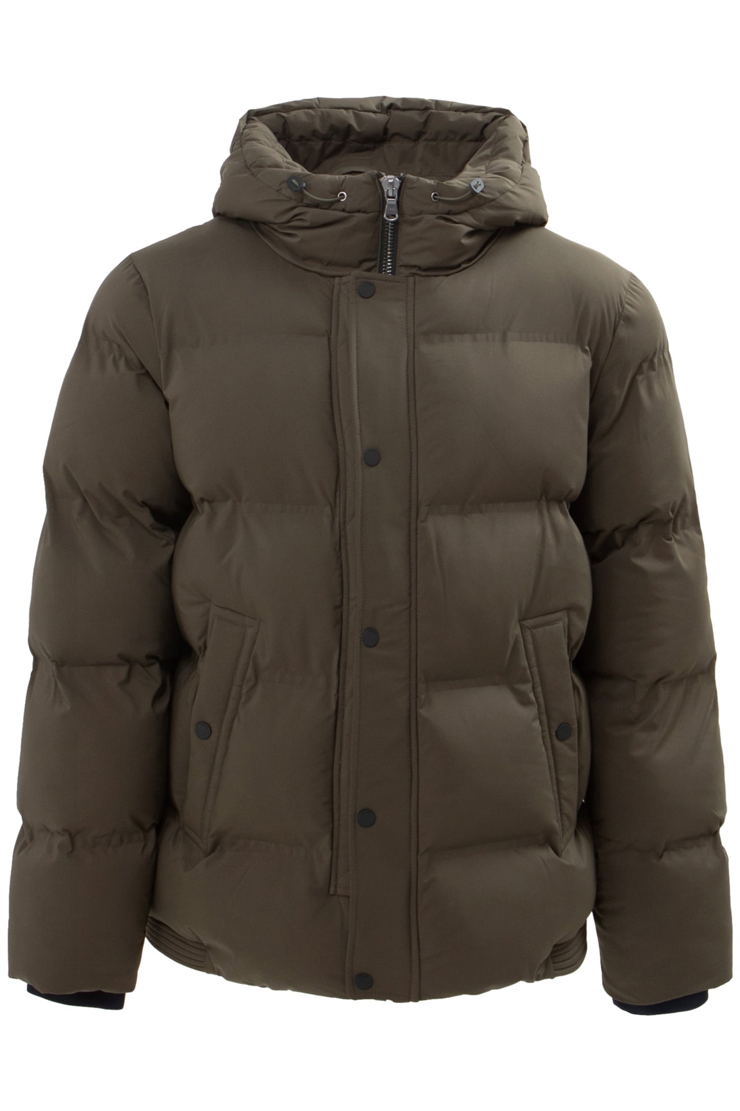 DARK KHAKI QUILTED PADDED JACKET DARK KAKI 2