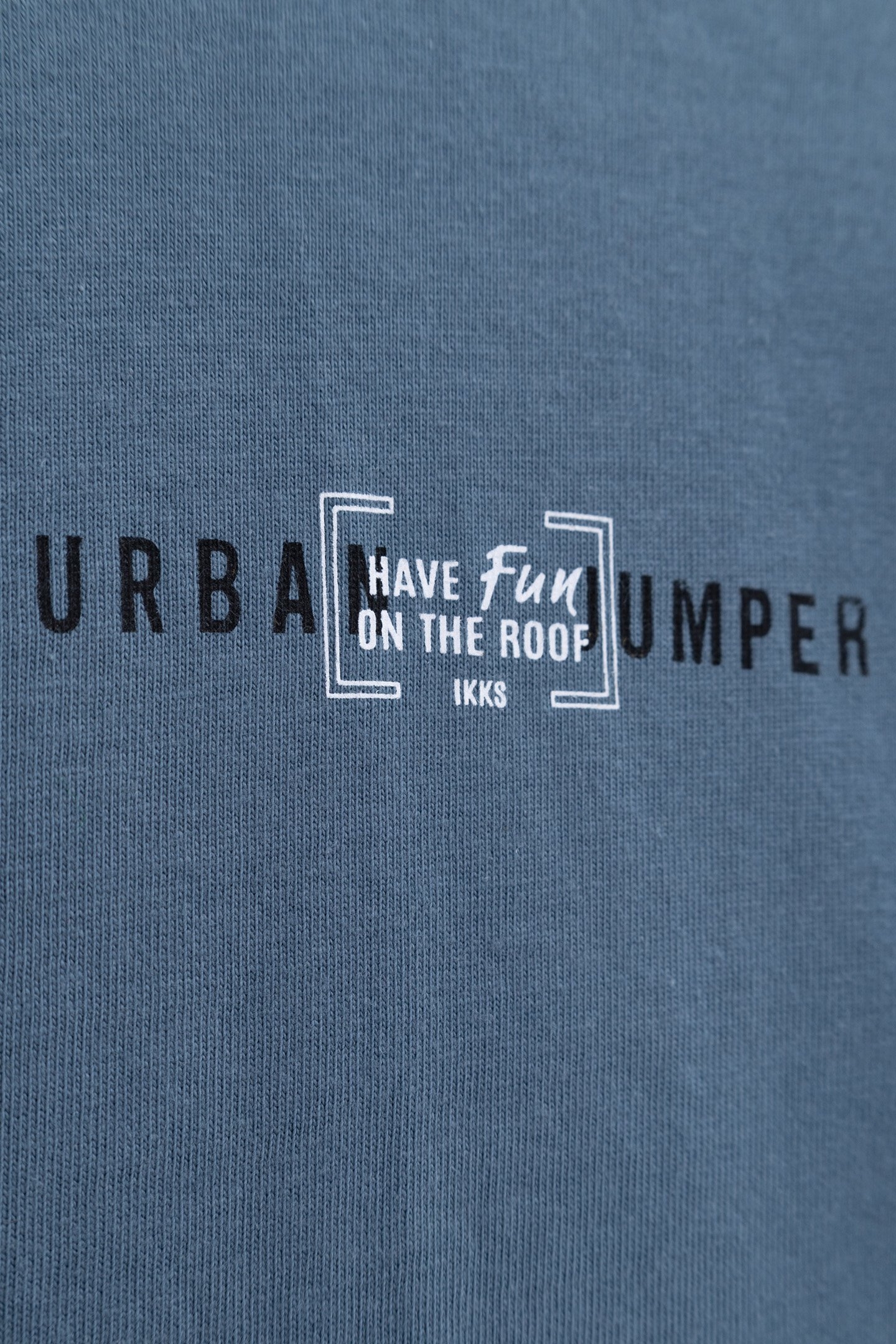 BOY'S BLUE ORGANIC COTTON T-SHIRT WITH PHOSPHORESCENT BACK 4