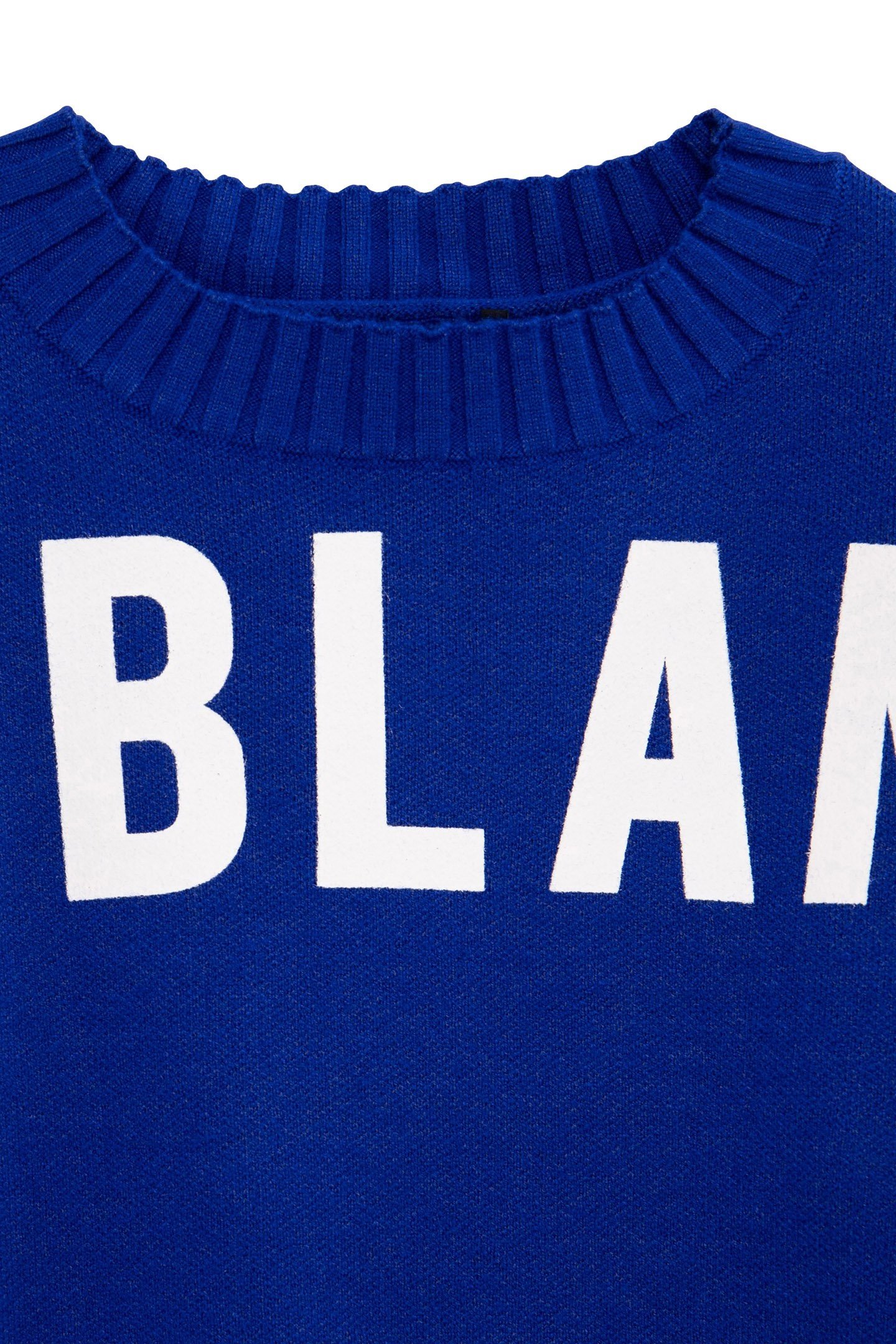 BLUE SWEATER DRESS MAXI MESSAGE GIRL 3