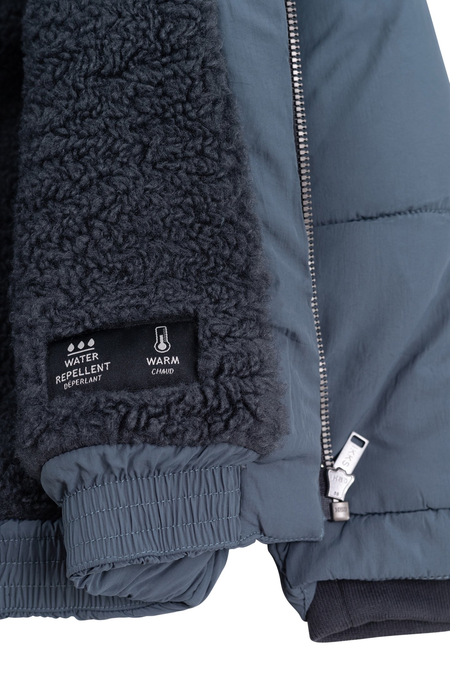 BOY'S BLUE PADDED JACKET WITH DOUBLE-ENTRY POCKETS 6