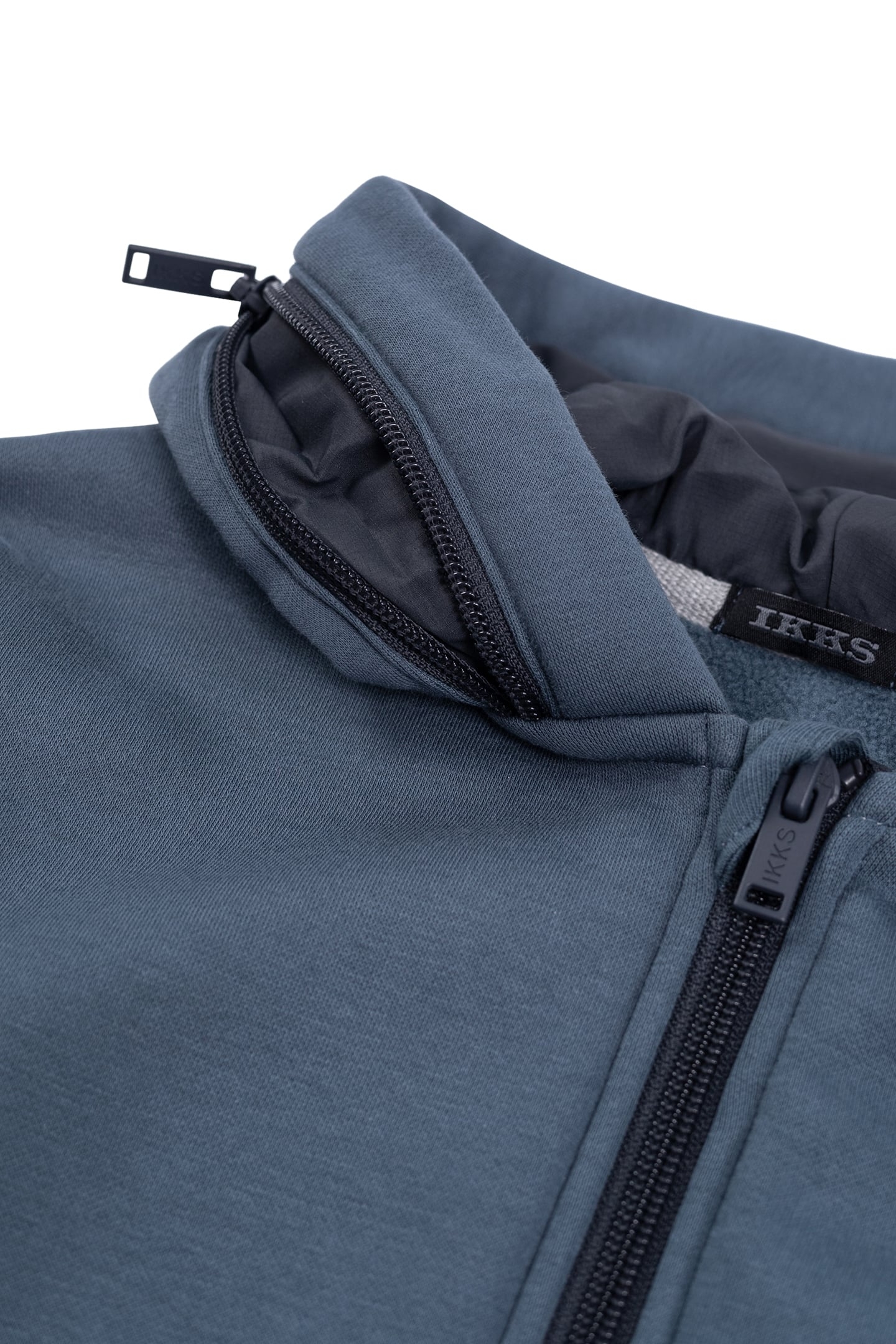 BOY'S BLUE ZIPPED HOODED CARDIGAN 4