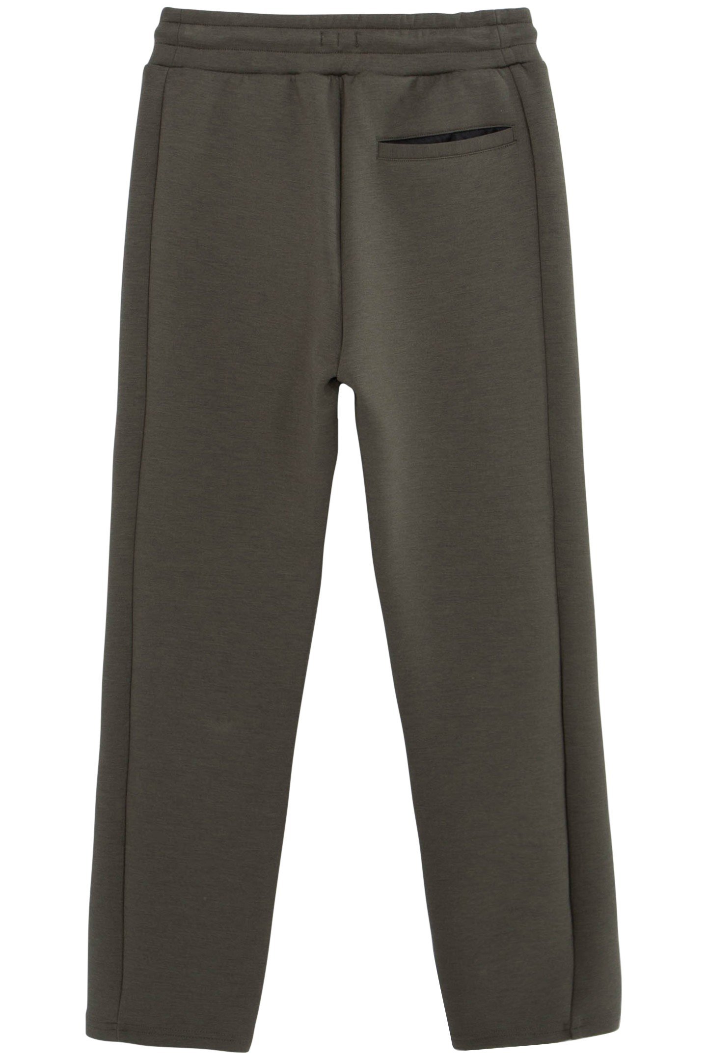 BOY'S KHAKI JOGGING SUIT WITH MARKED PLEATS 2