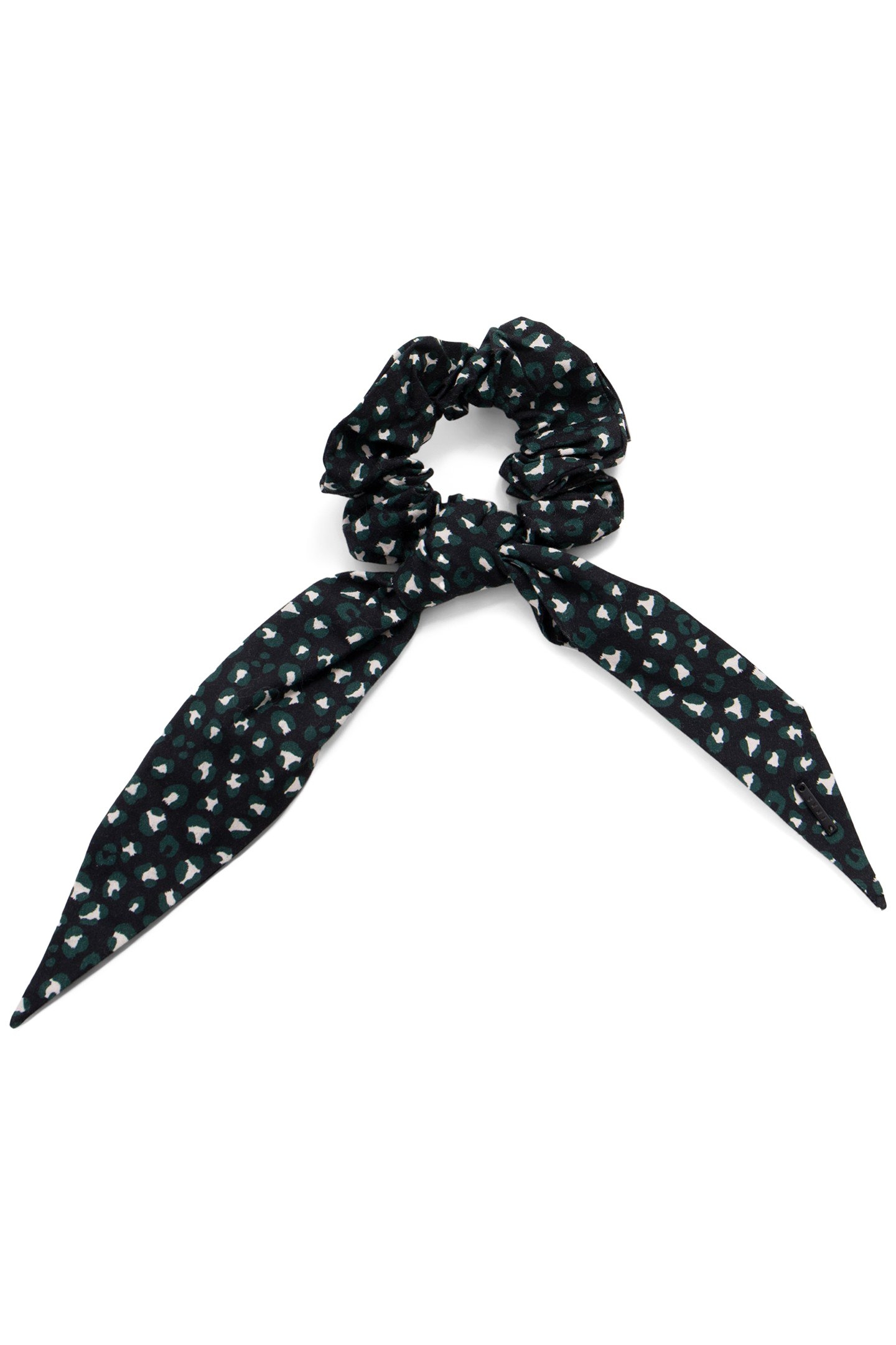 GIRL'S BLACK LEOPARD PRINT CHOUCHOU-FOULCHIE 1